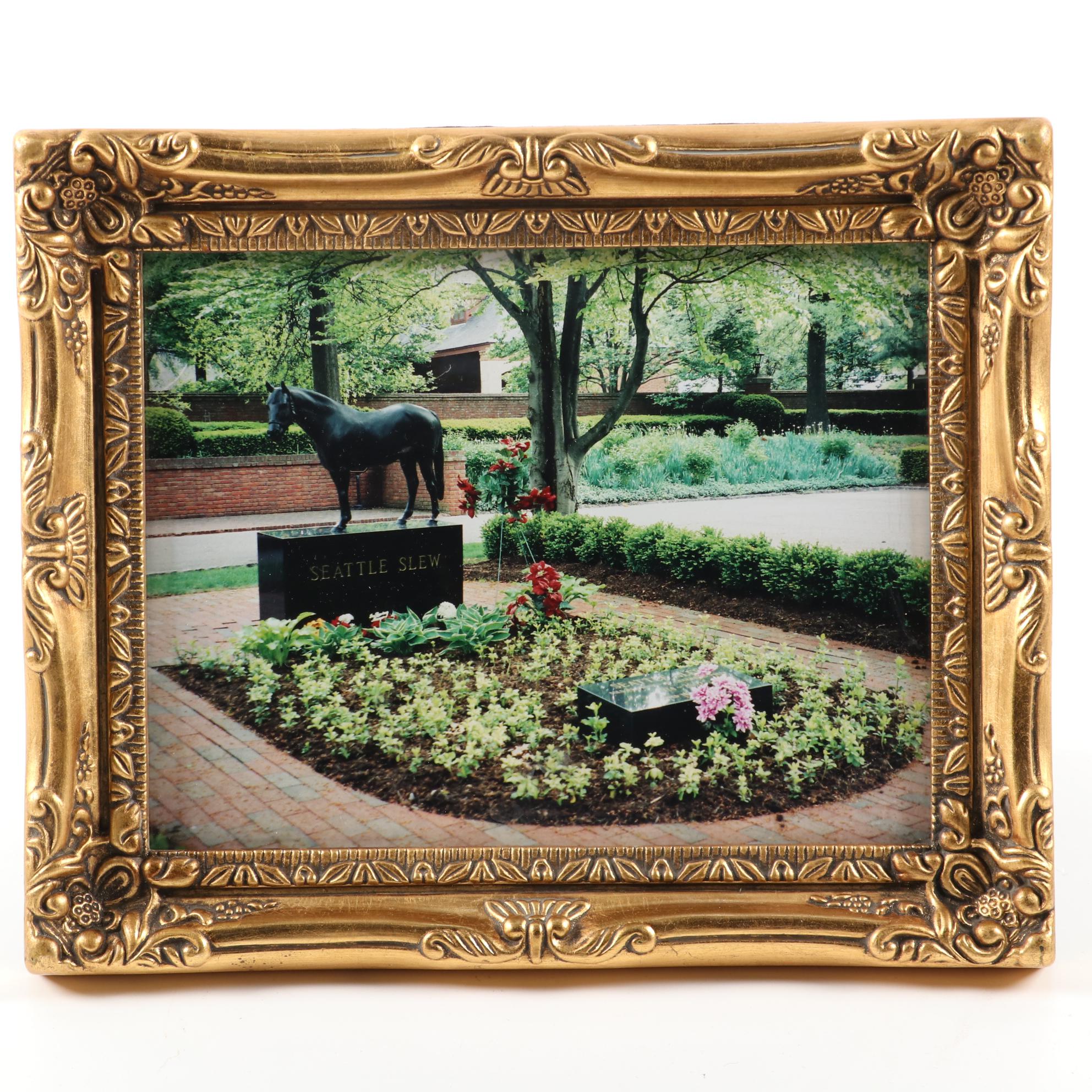 Seattle Slew Triple Crown Winner Memorabilia Collection with Secretariat Photo