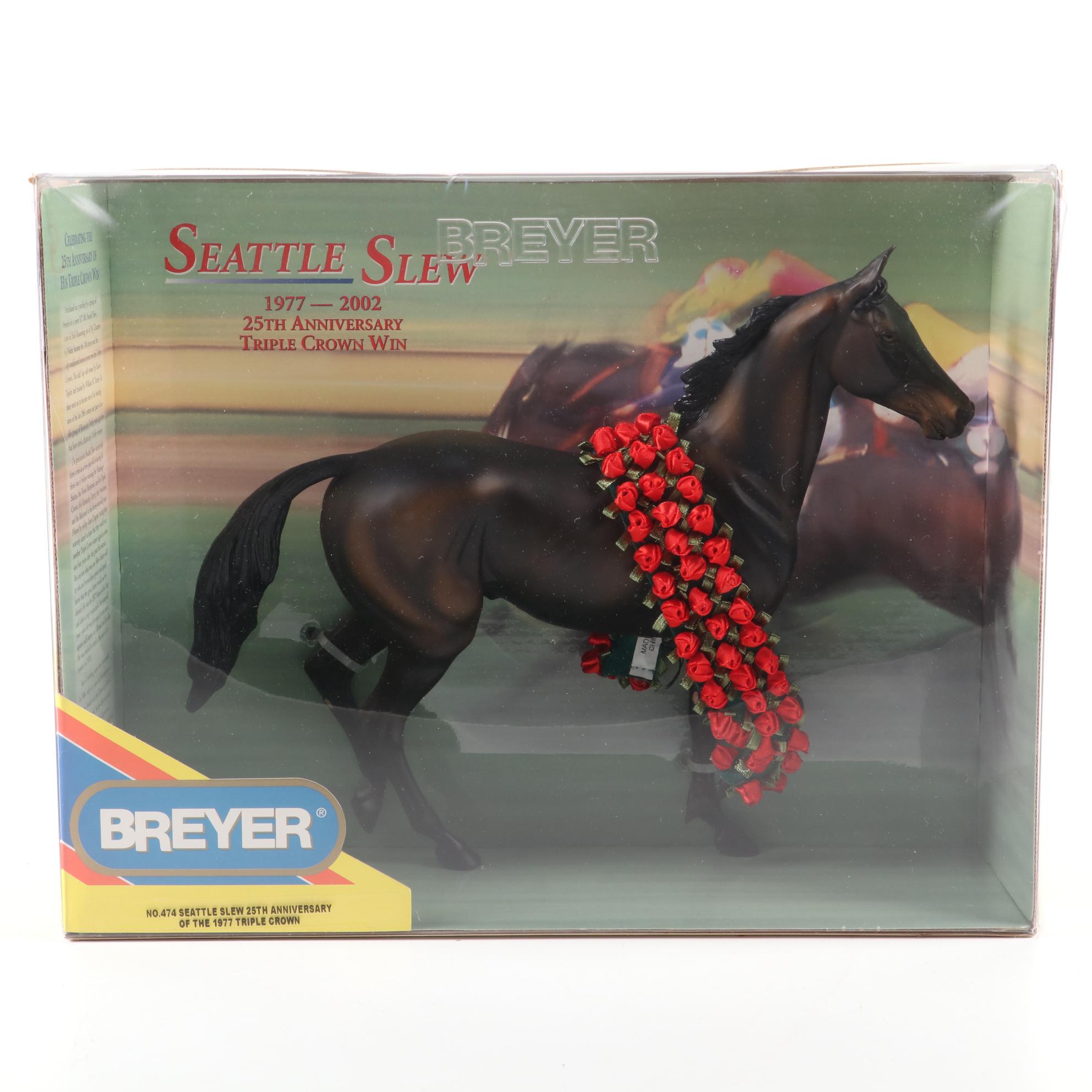Seattle Slew Triple Crown Winner Memorabilia Collection with Secretariat Photo