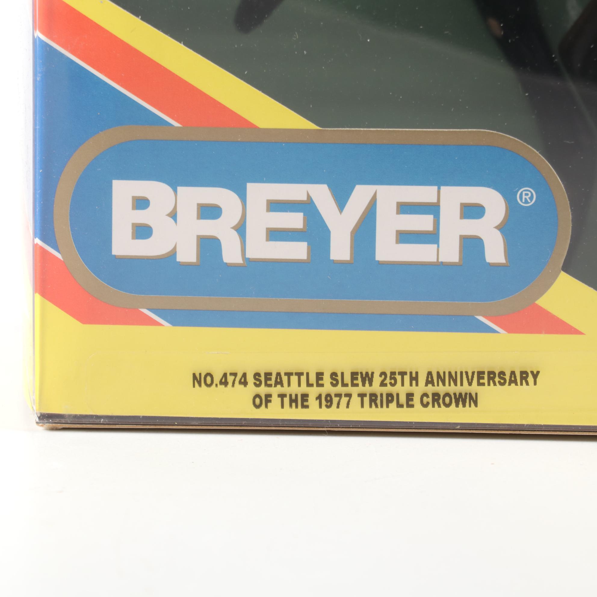 Seattle Slew Triple Crown Winner Memorabilia Collection with Secretariat Photo