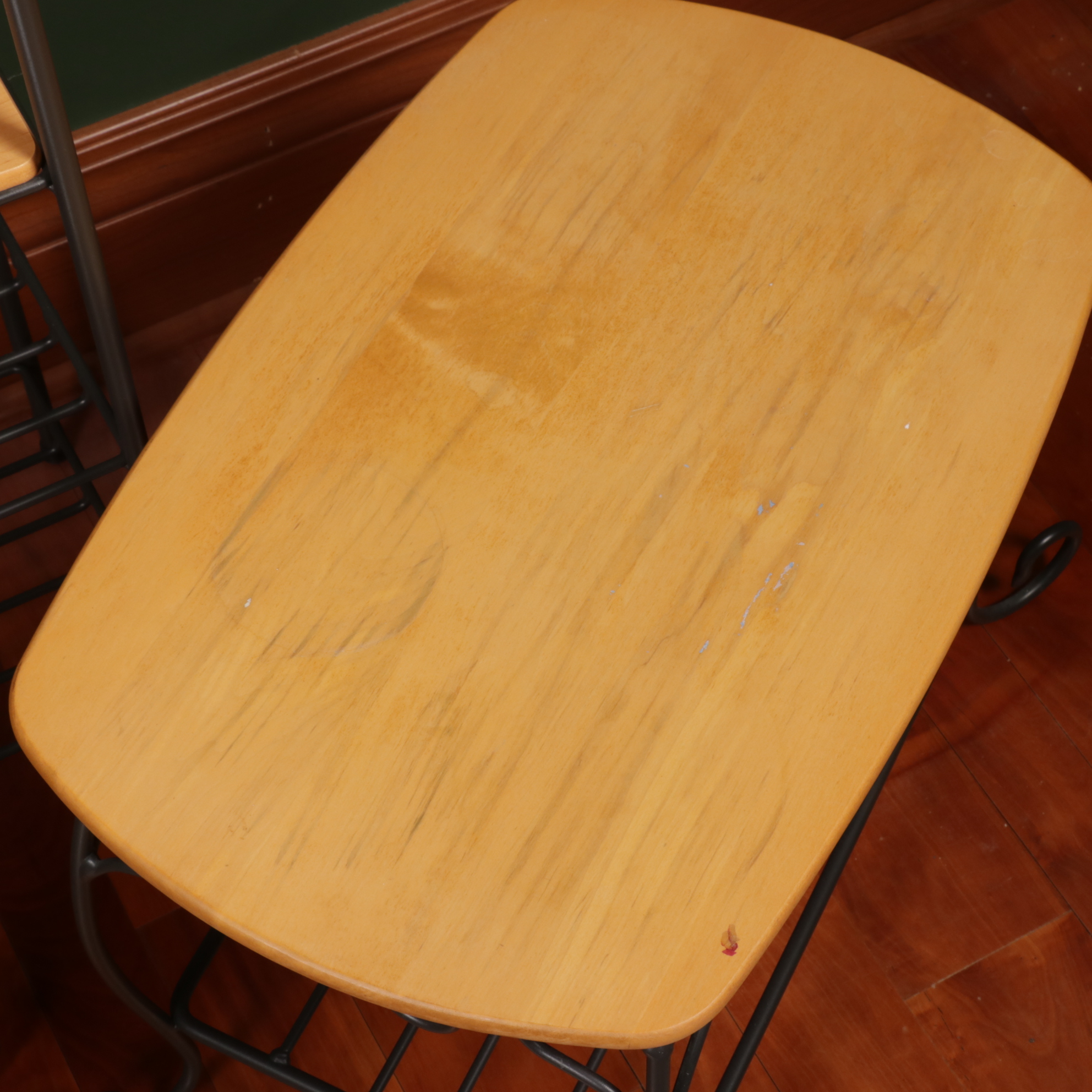 Longaberger Wrought Iron Five-Tier Stand, Side Tables and Basket Umbrella Stand