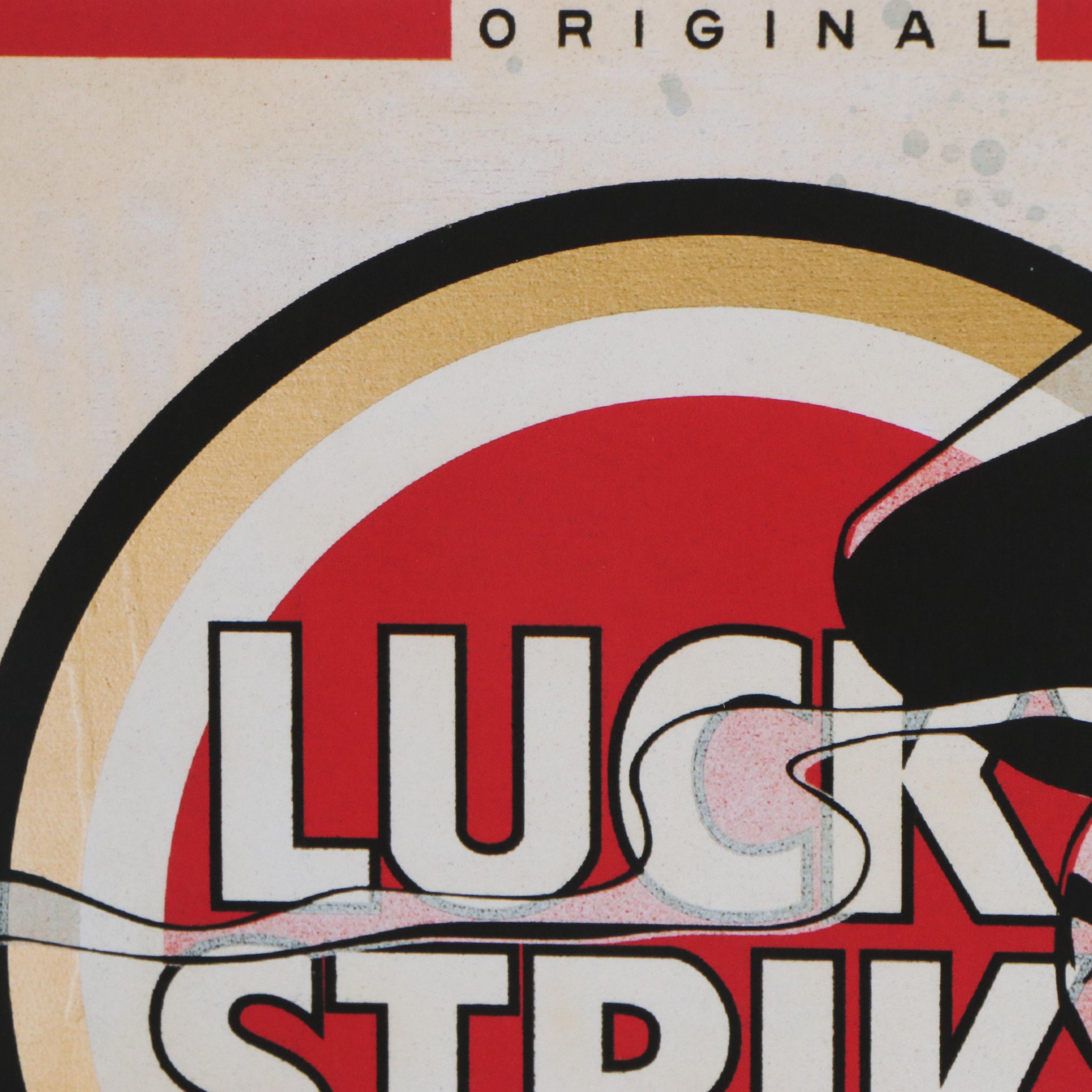 Denial Pop Art Giclée "Lucky Strike," 21st Century