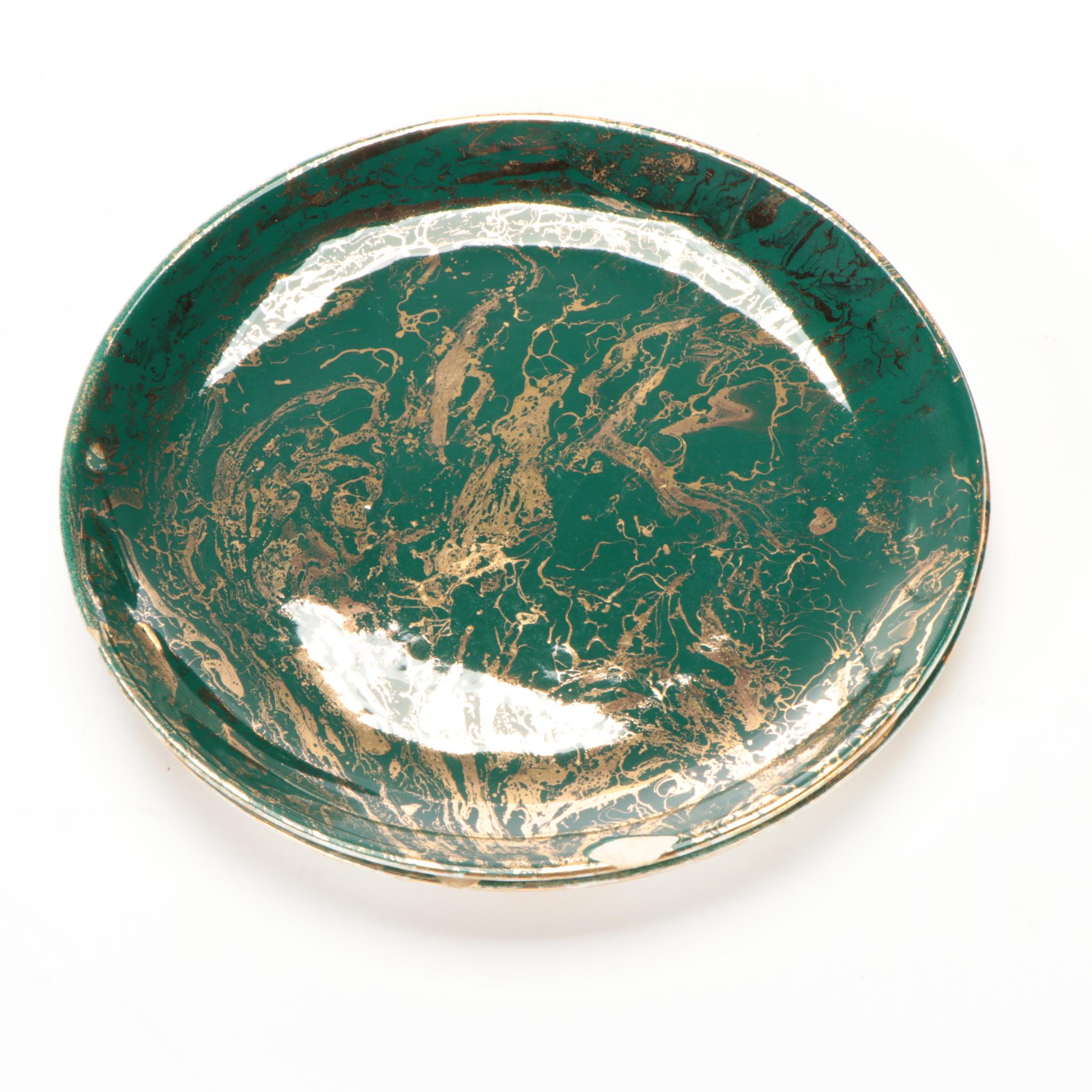 Sascha Brastoff Artist Signed "Surf Ballet" Modernist Dinnerware, 20th Century