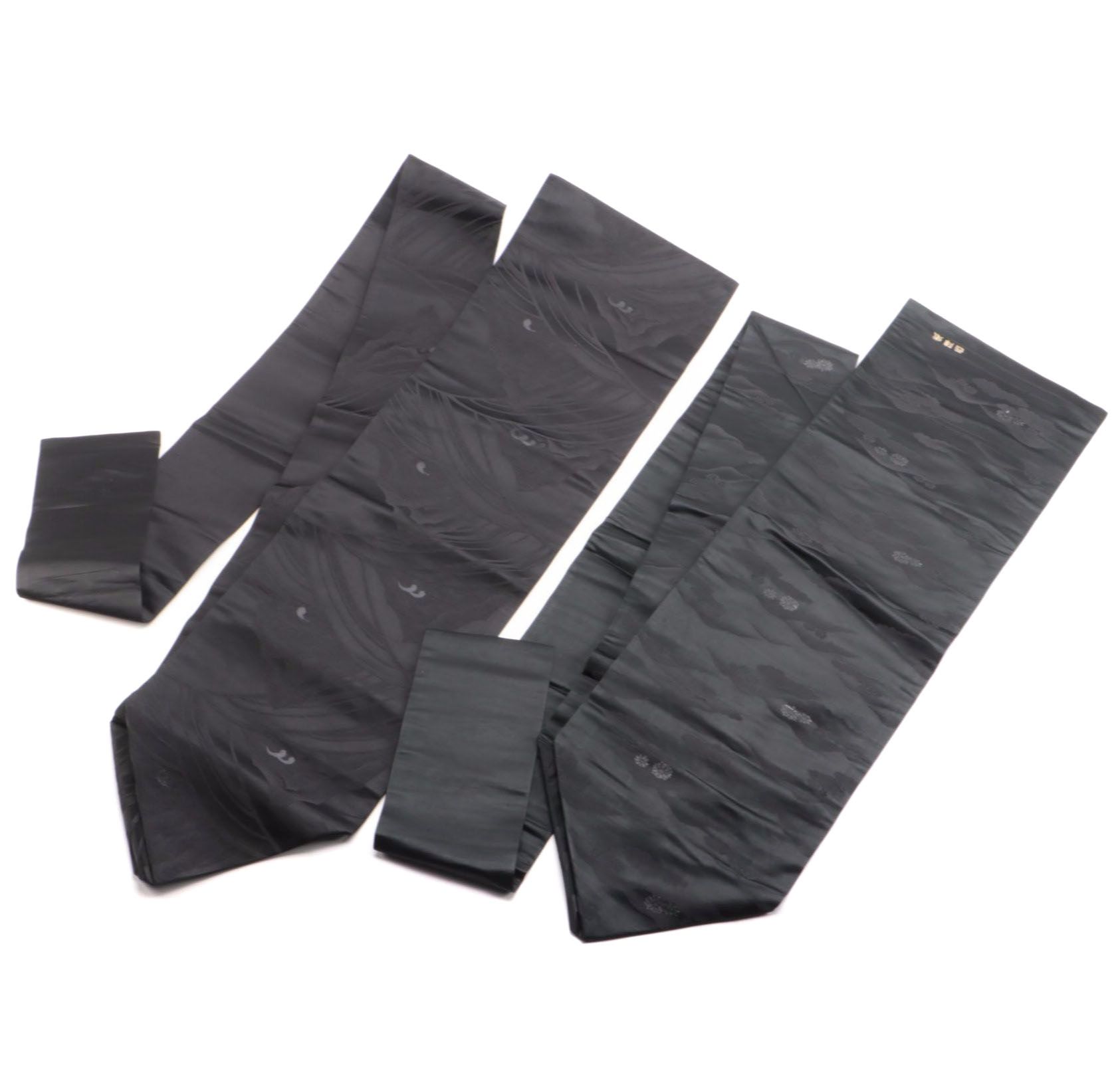 Nishijin-Ori Nagoya Obi with Kumo and Nami Designs