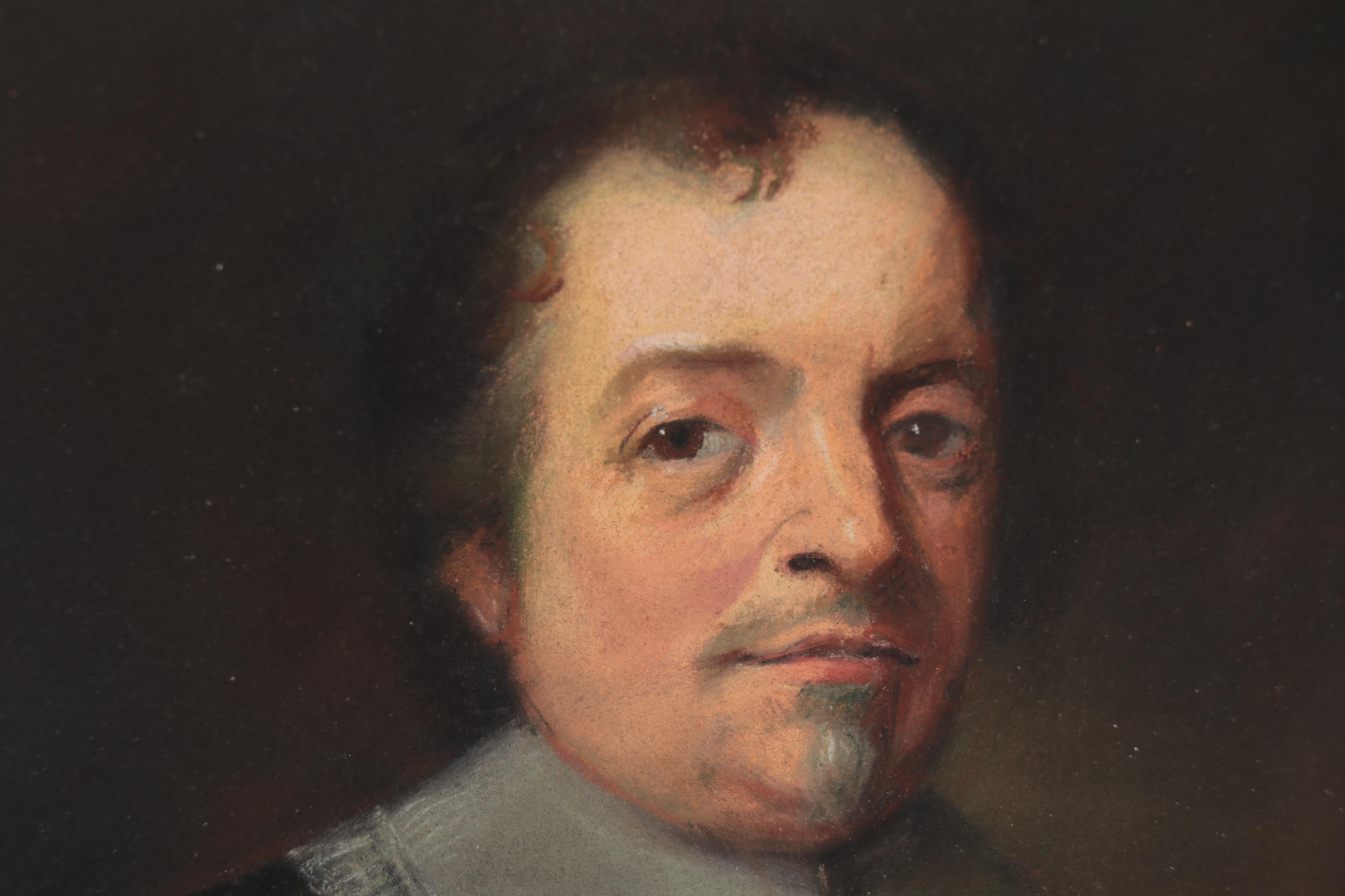 Pastel Drawing Portrait of John Lord Somers