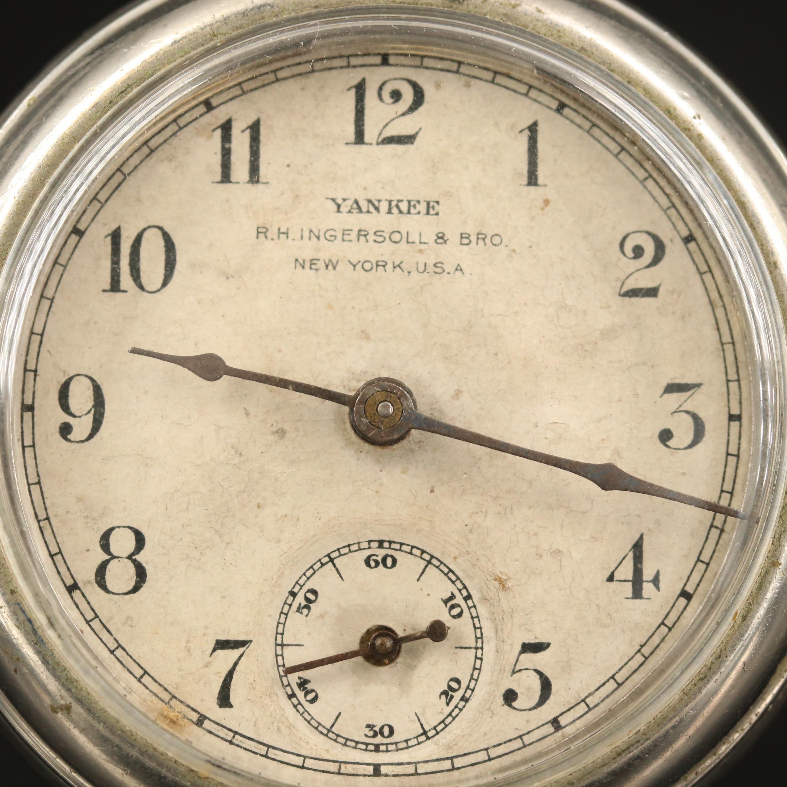 Antique "Yankee" R.H. Ingersoll & Bro. New York, USA Pocket Watch EBTH