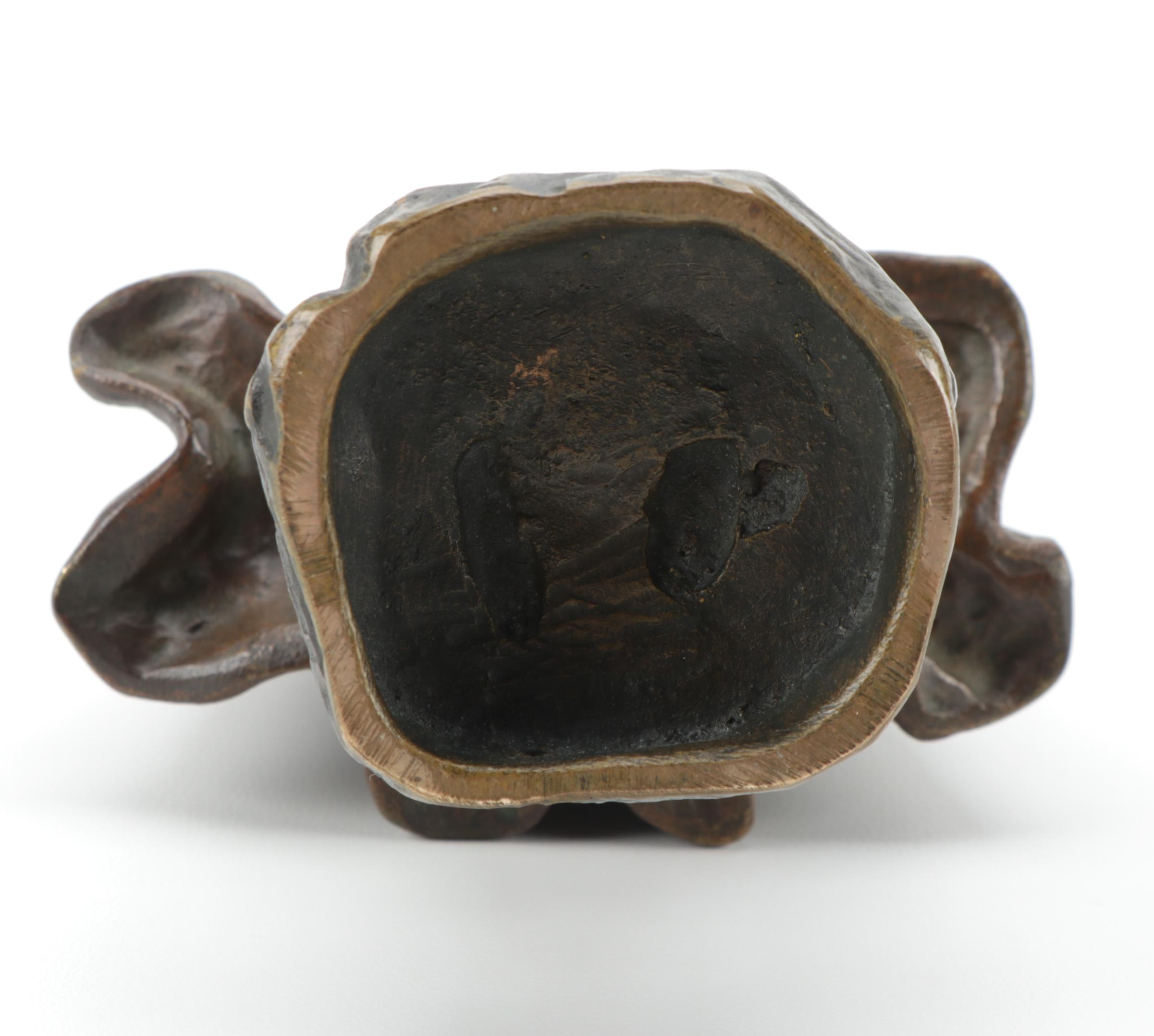 Bronze Sculpture after Elisa Beetz-Charpentier "Girl with Hood"