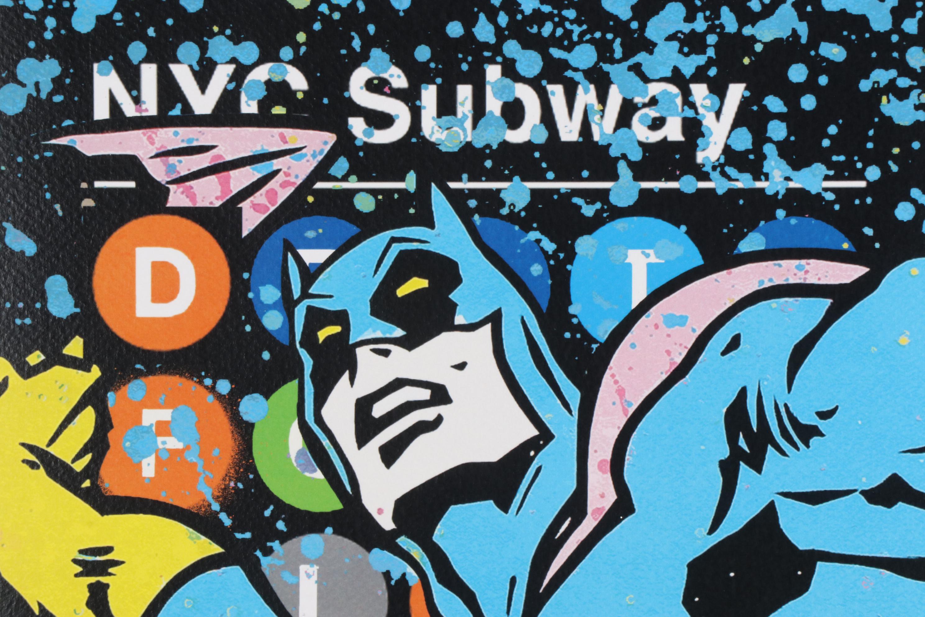 Death NYC Pop Art Batman and "Let's Hug" Graphic Prints, 2020
