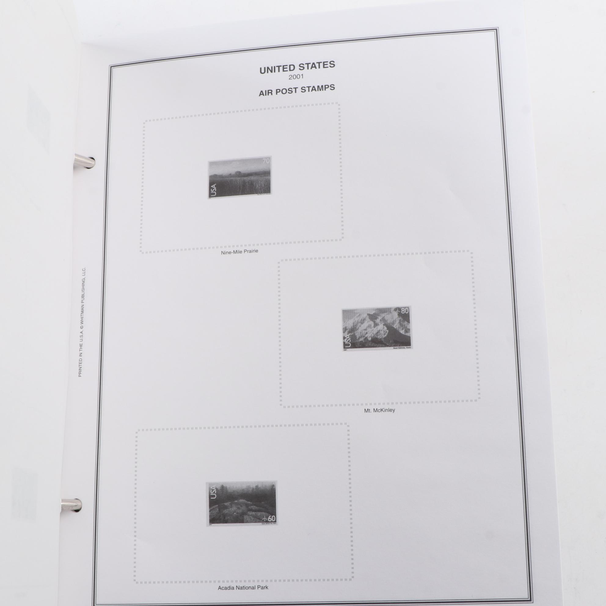 Three H.E. Harris & Co. United States Postage Stamp Albums