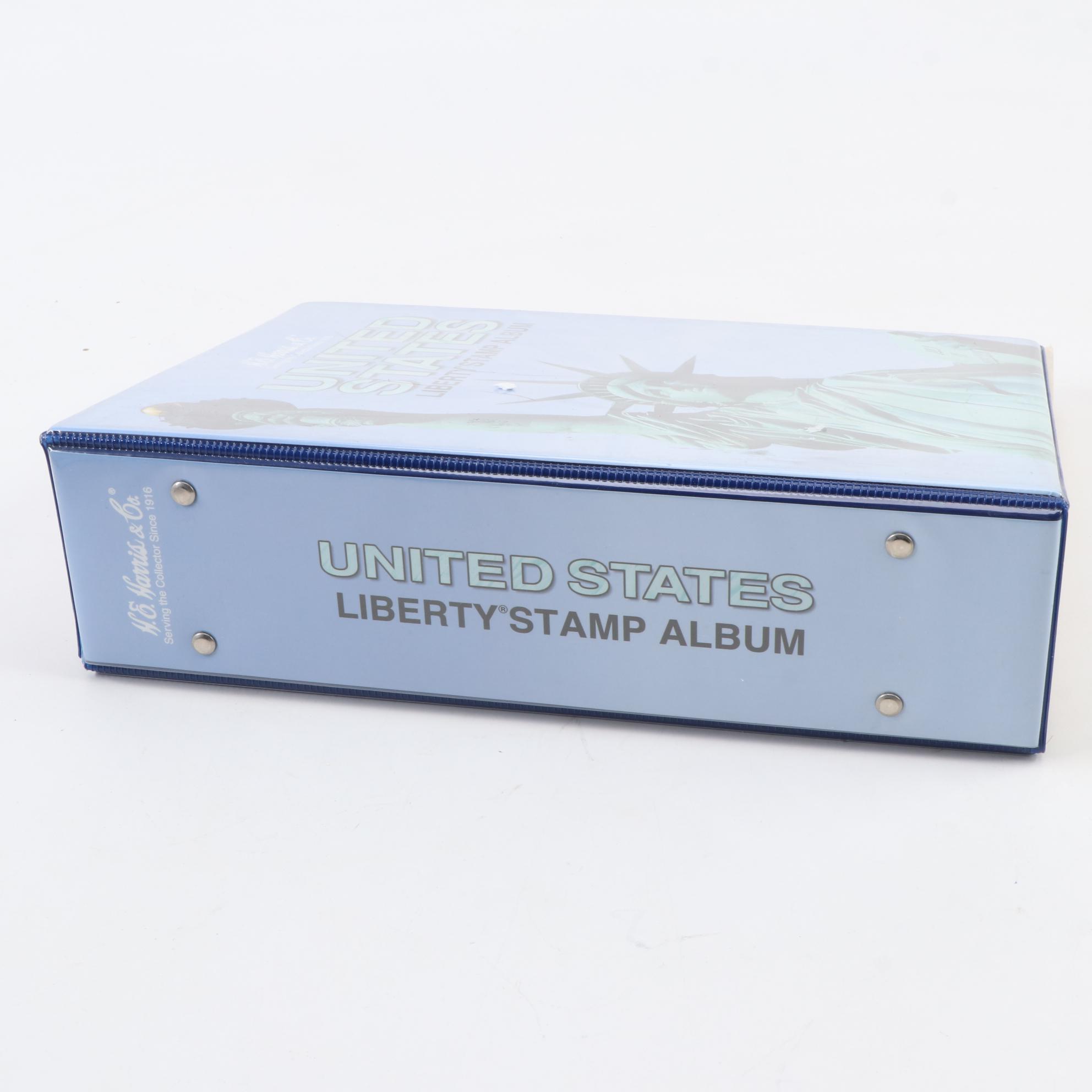 Three H.E. Harris & Co. United States Postage Stamp Albums