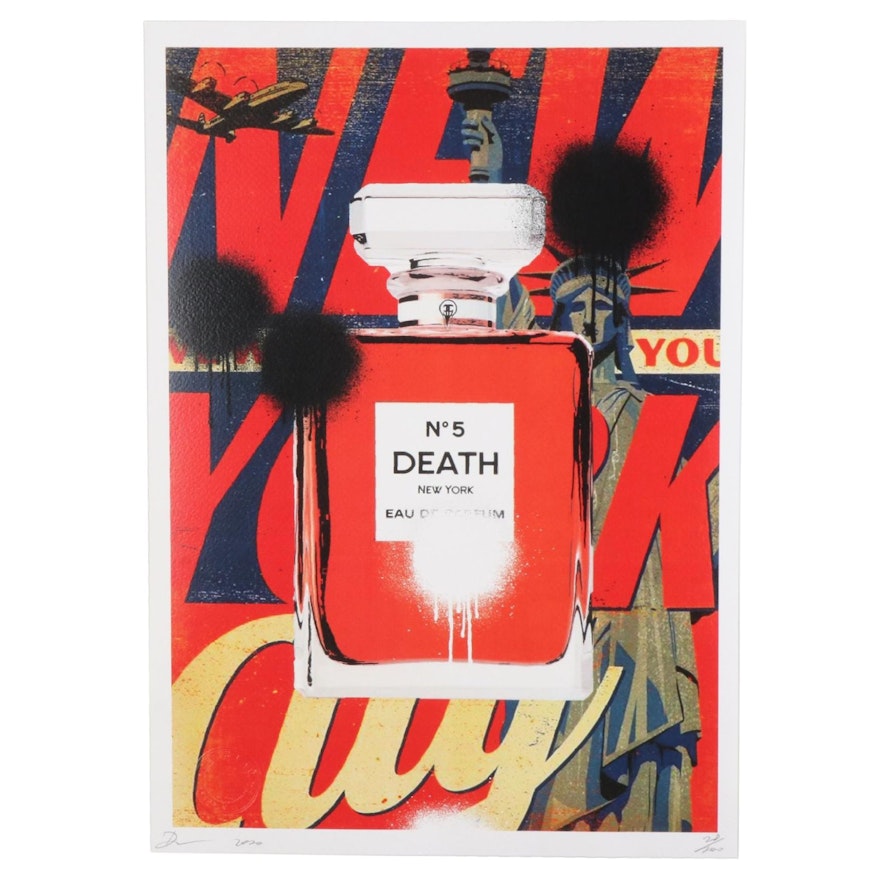 Death NYC Pop Art Graphic Print "Death No. 5," 2020