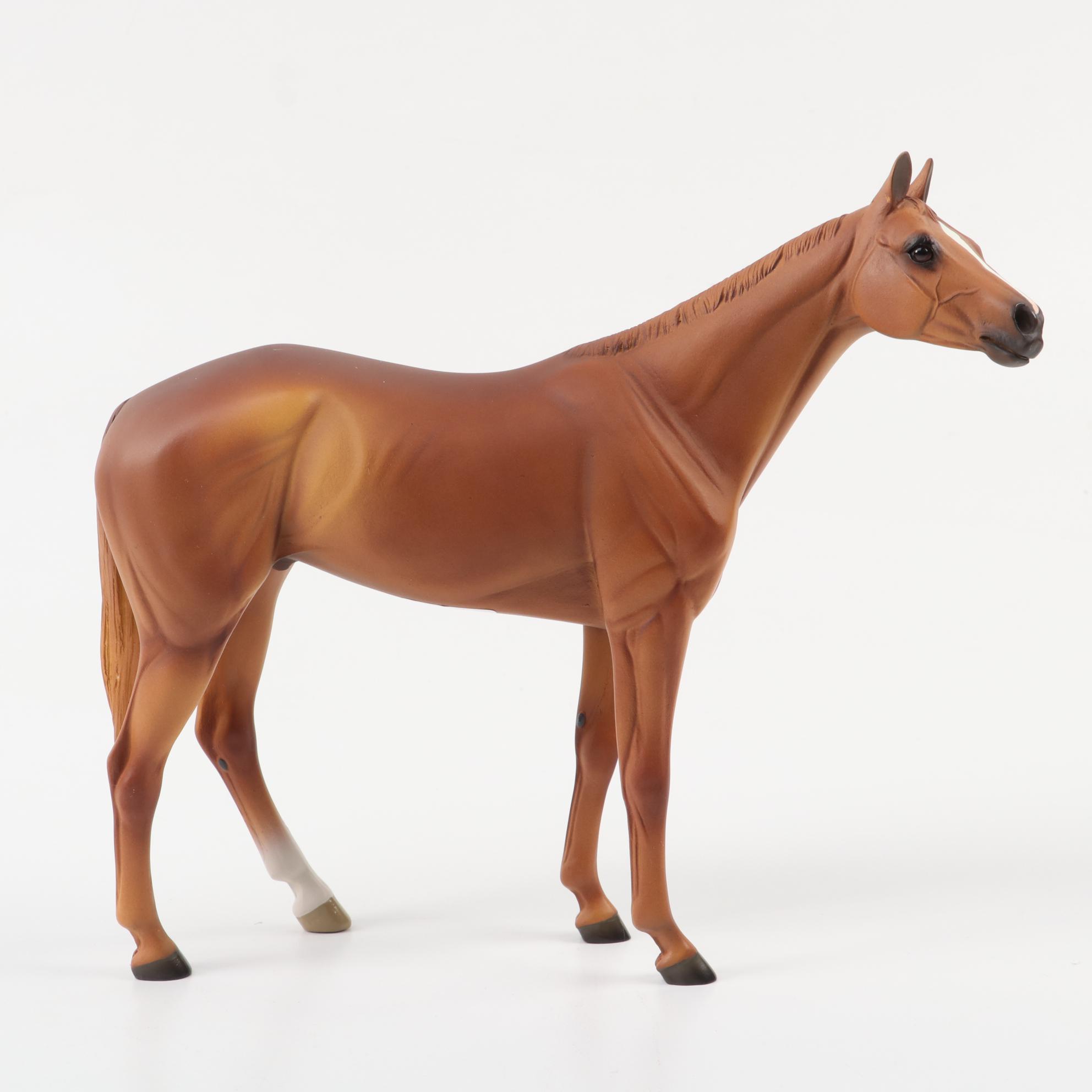Sandicast Thoroughbred Horse Statue and Other Horse Figures