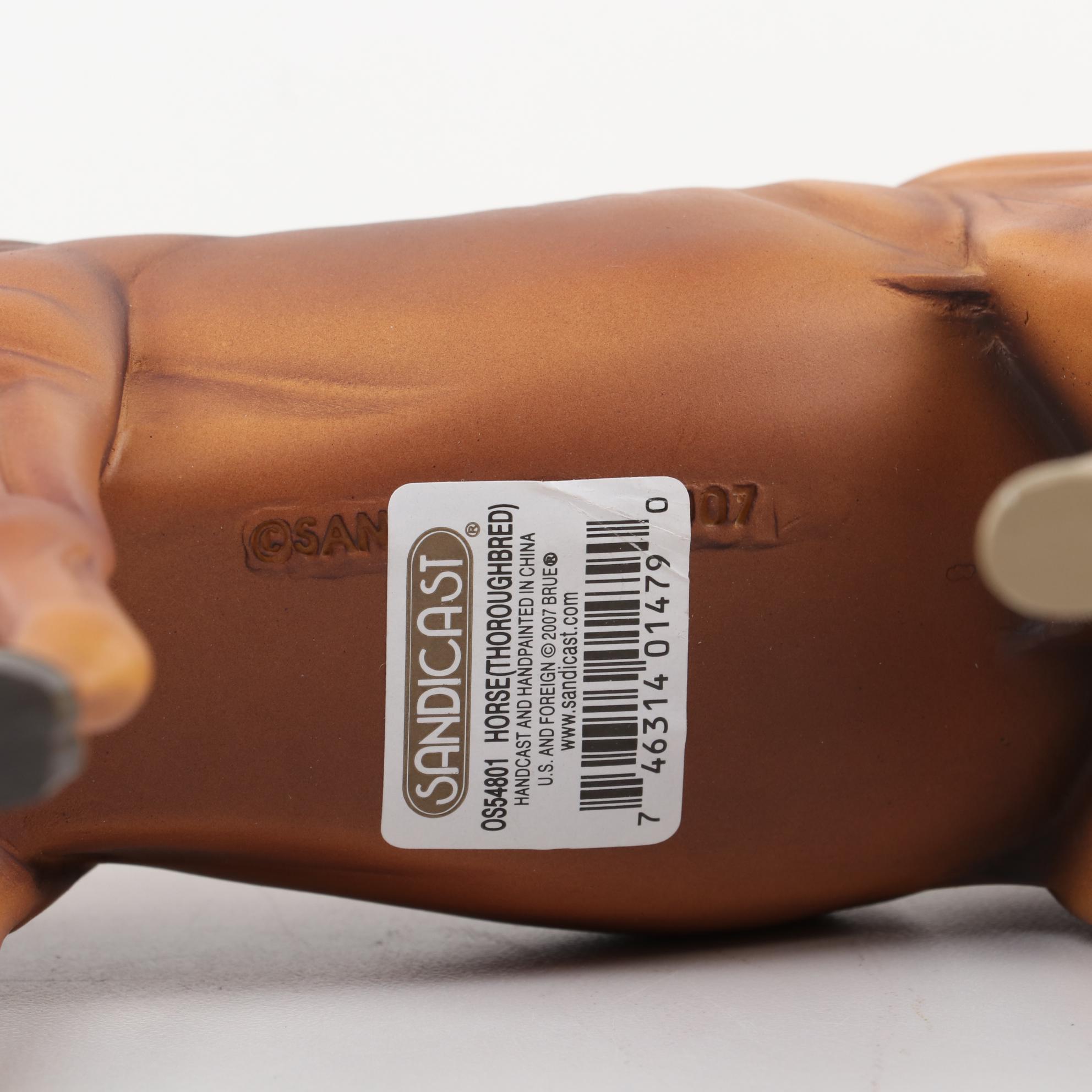 Sandicast Thoroughbred Horse Statue and Other Horse Figures