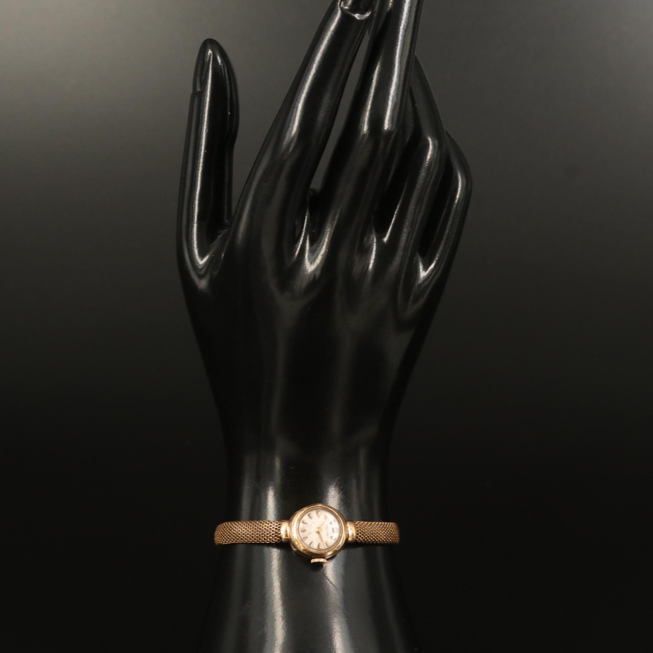 Enicar 18K Stem Wind Watch