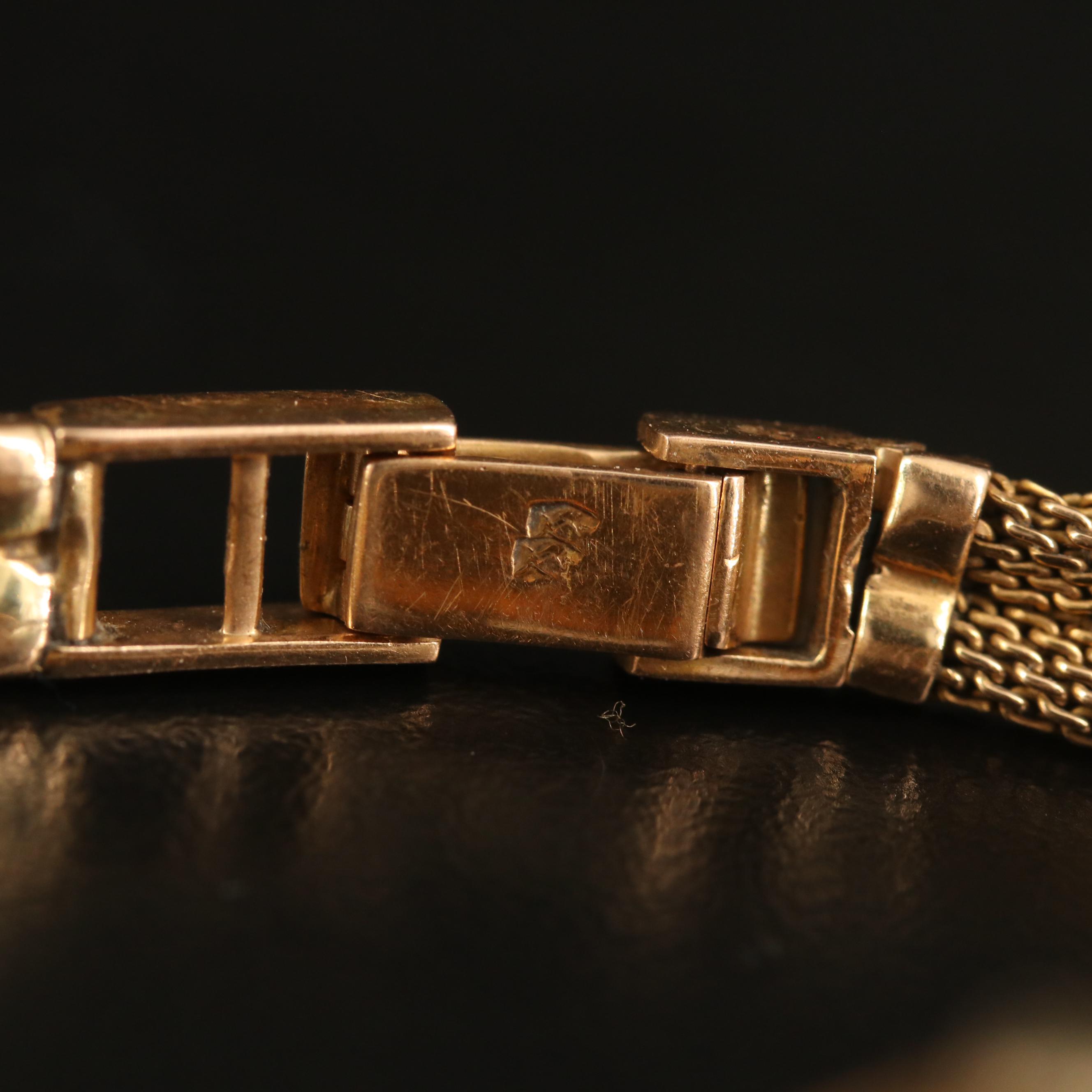 Enicar 18K Stem Wind Watch