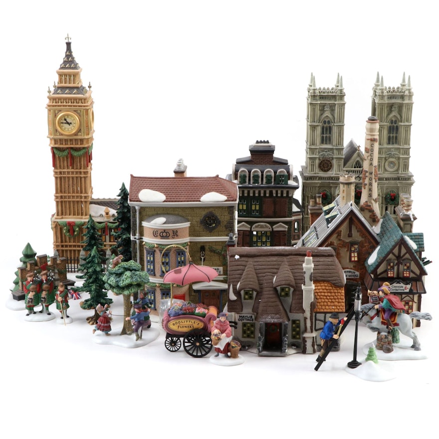 Department 56 Dickens' Village and Other Christmas Village Accessories