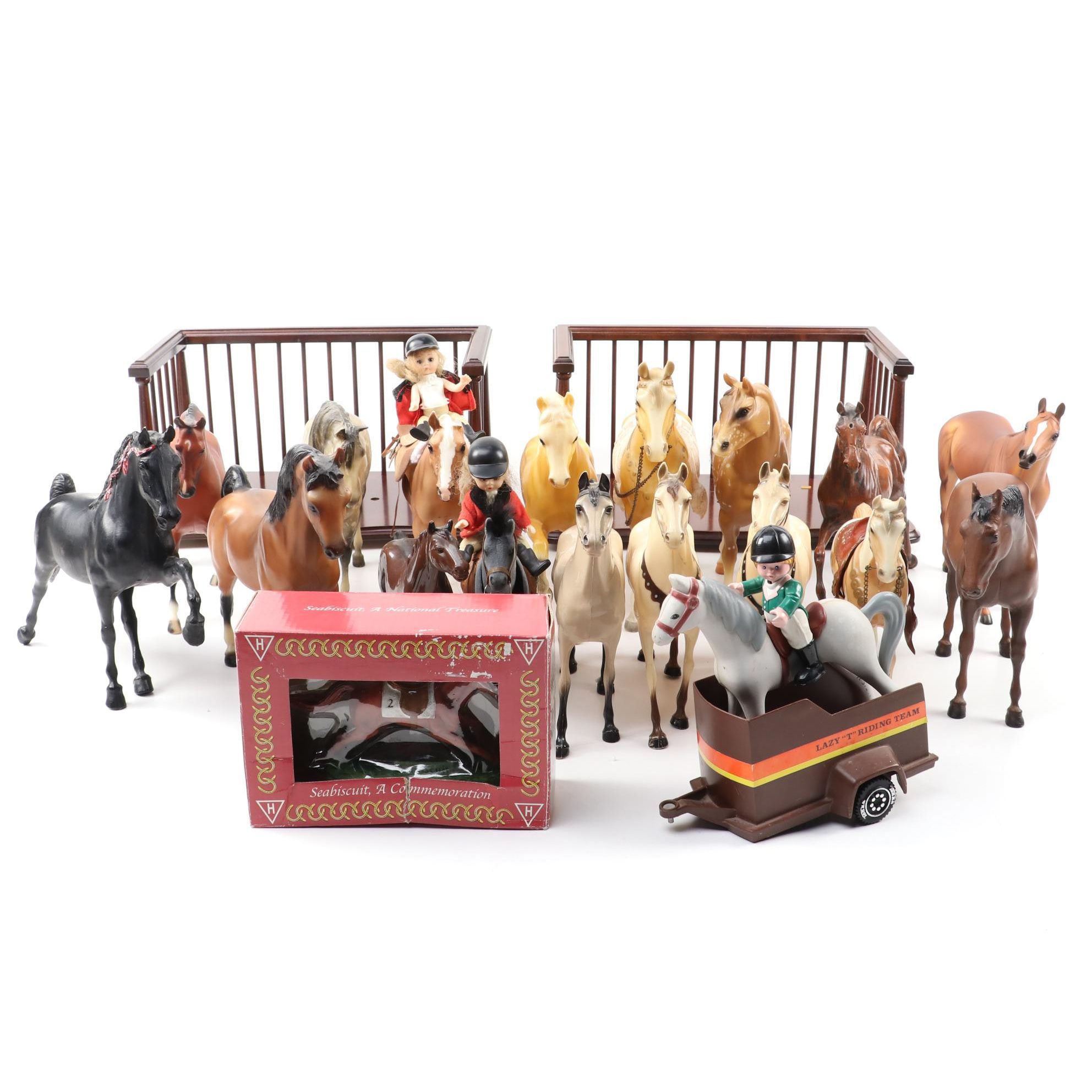 Sandicast Thoroughbred Horse Statue and Other Horse Figures