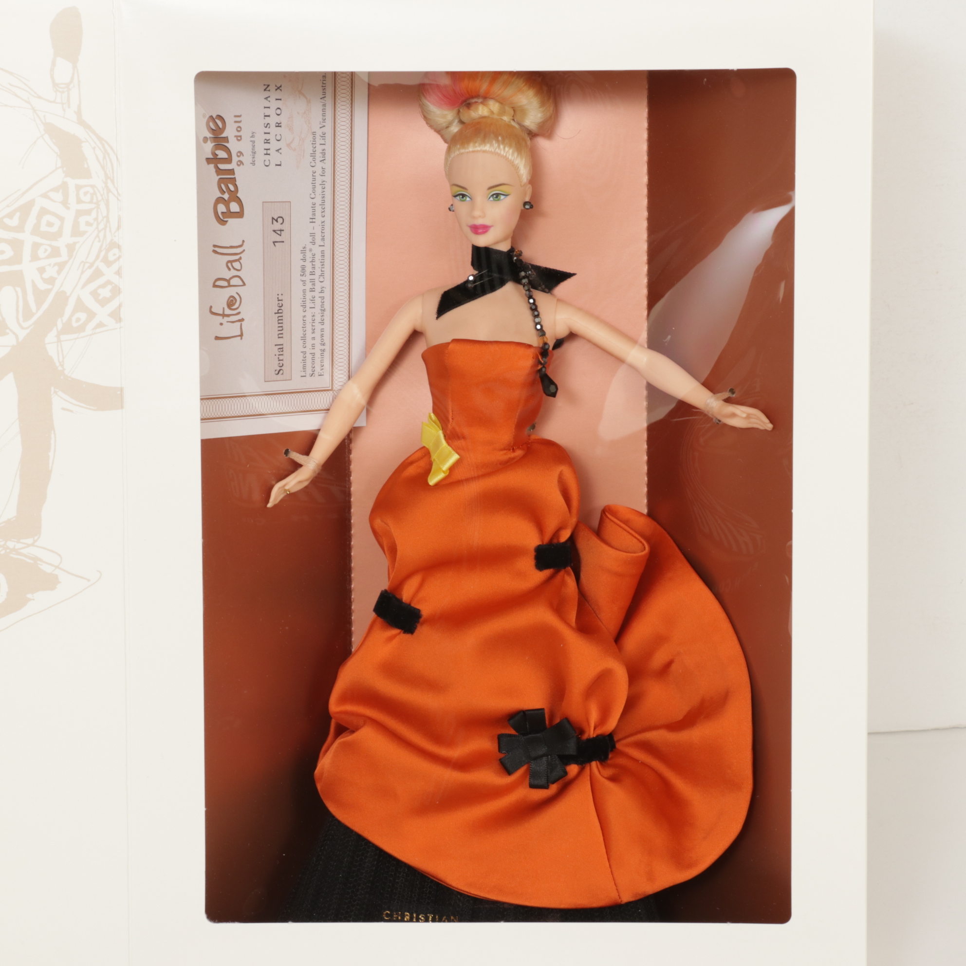 Vivienne Westwood for Mattel "Life Ball" Barbie Doll in Unopened Case
