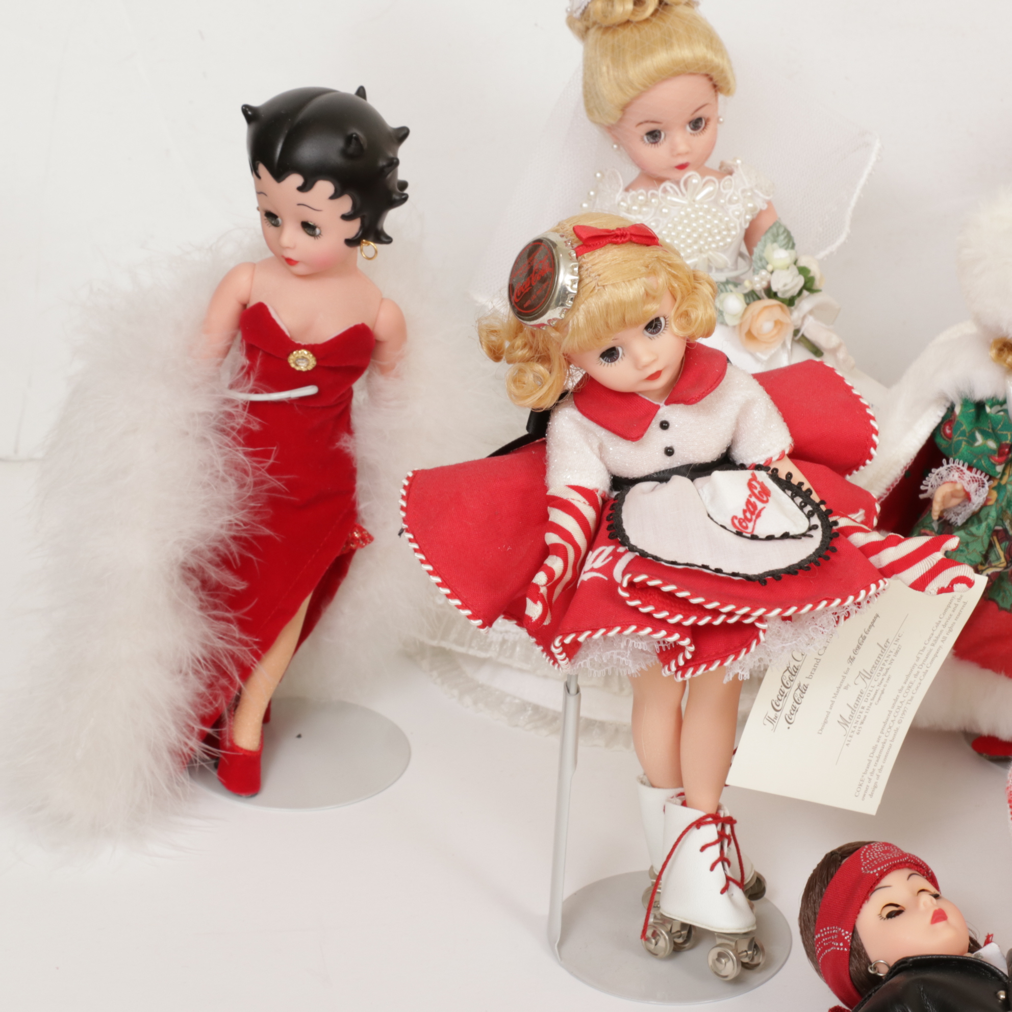 Madame Alexander Dolls Including "Betty Boop", Coca-Cola Themed and More