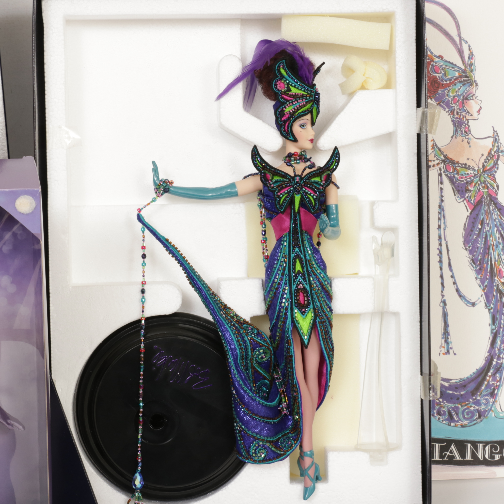 Bob Mackie for Mattel "The Tango" and "The Sterling Silver Rose" Barbie Dolls