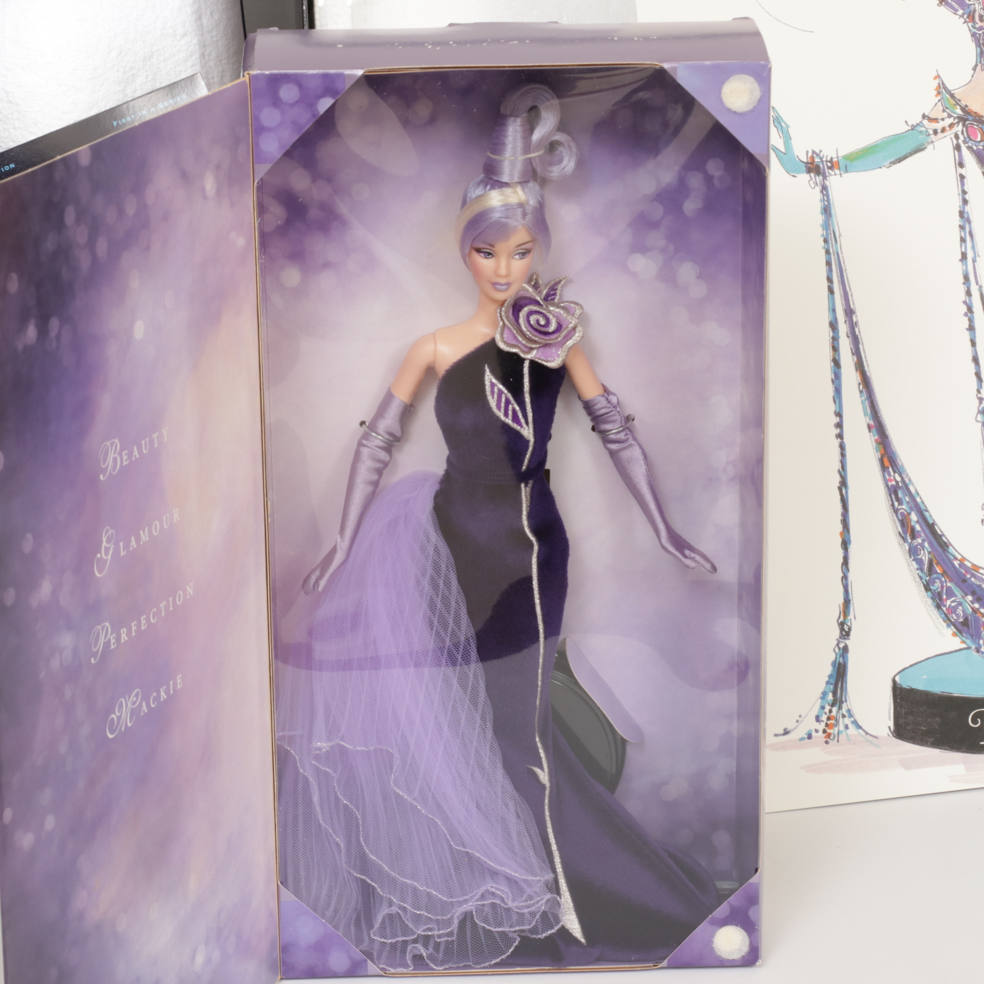 Bob Mackie for Mattel "The Tango" and "The Sterling Silver Rose" Barbie Dolls