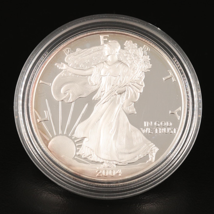 2004-W $1 American Silver Eagle Proof Bullion Coin