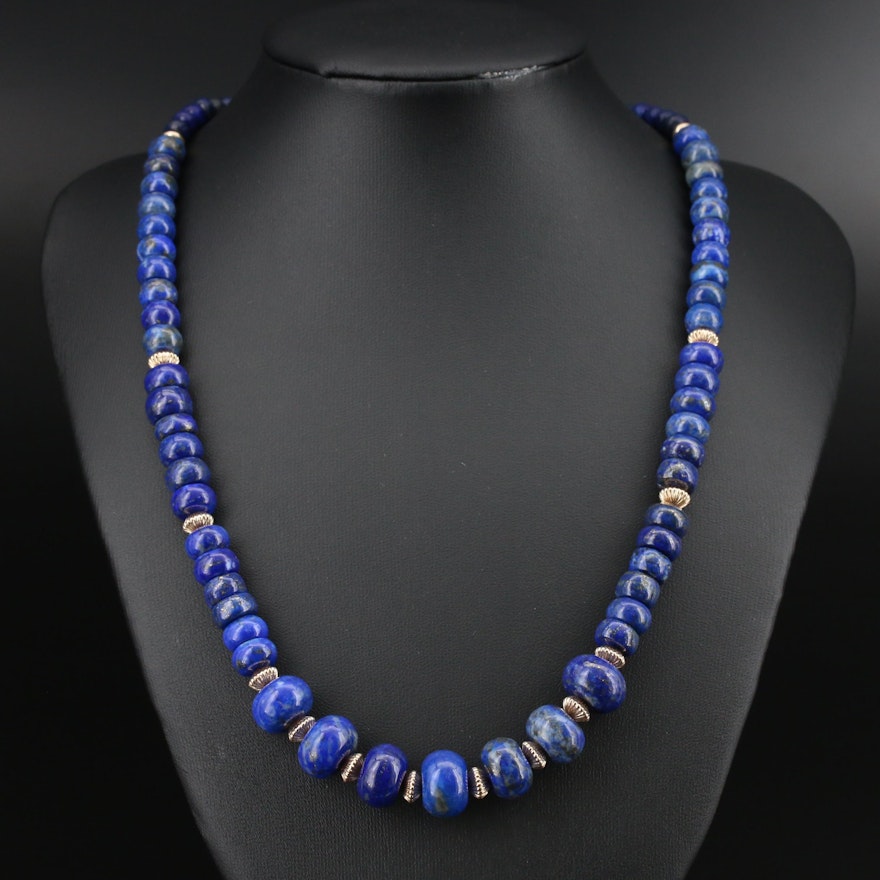 Lapis Lazuli Beaded Necklace