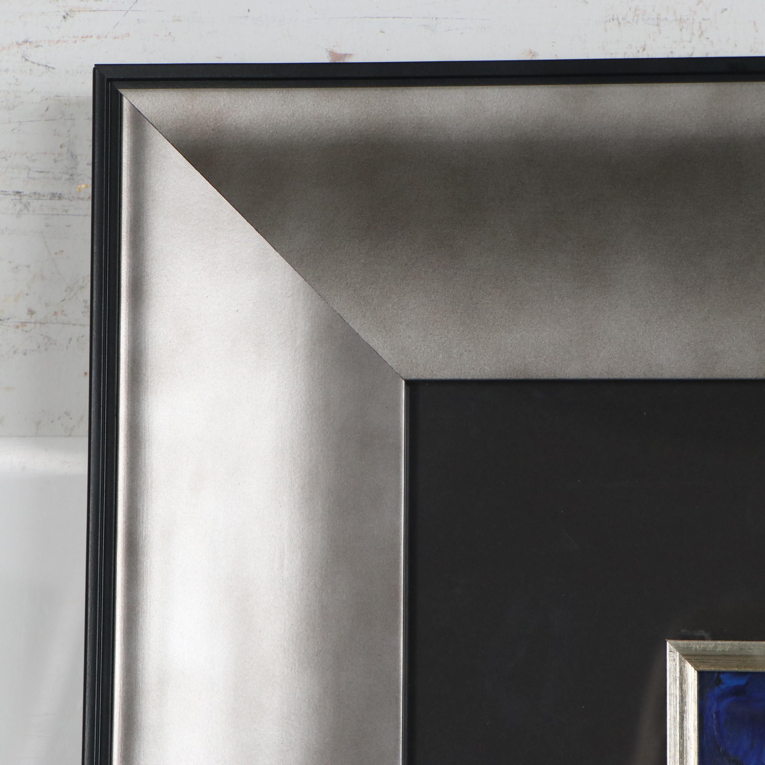 Peter Max Mixed Media Painting "British Stamp Ver. I," Late 20th Century