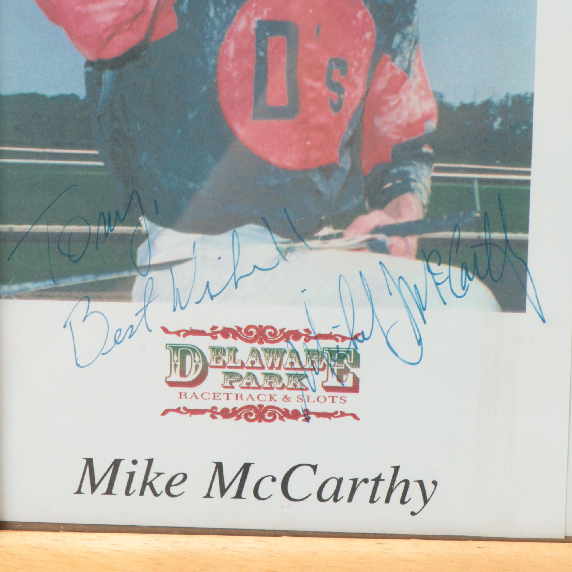 Secretariat Derby Magazine, HOF Jockeys Signed Framed Pimlico Poster, More