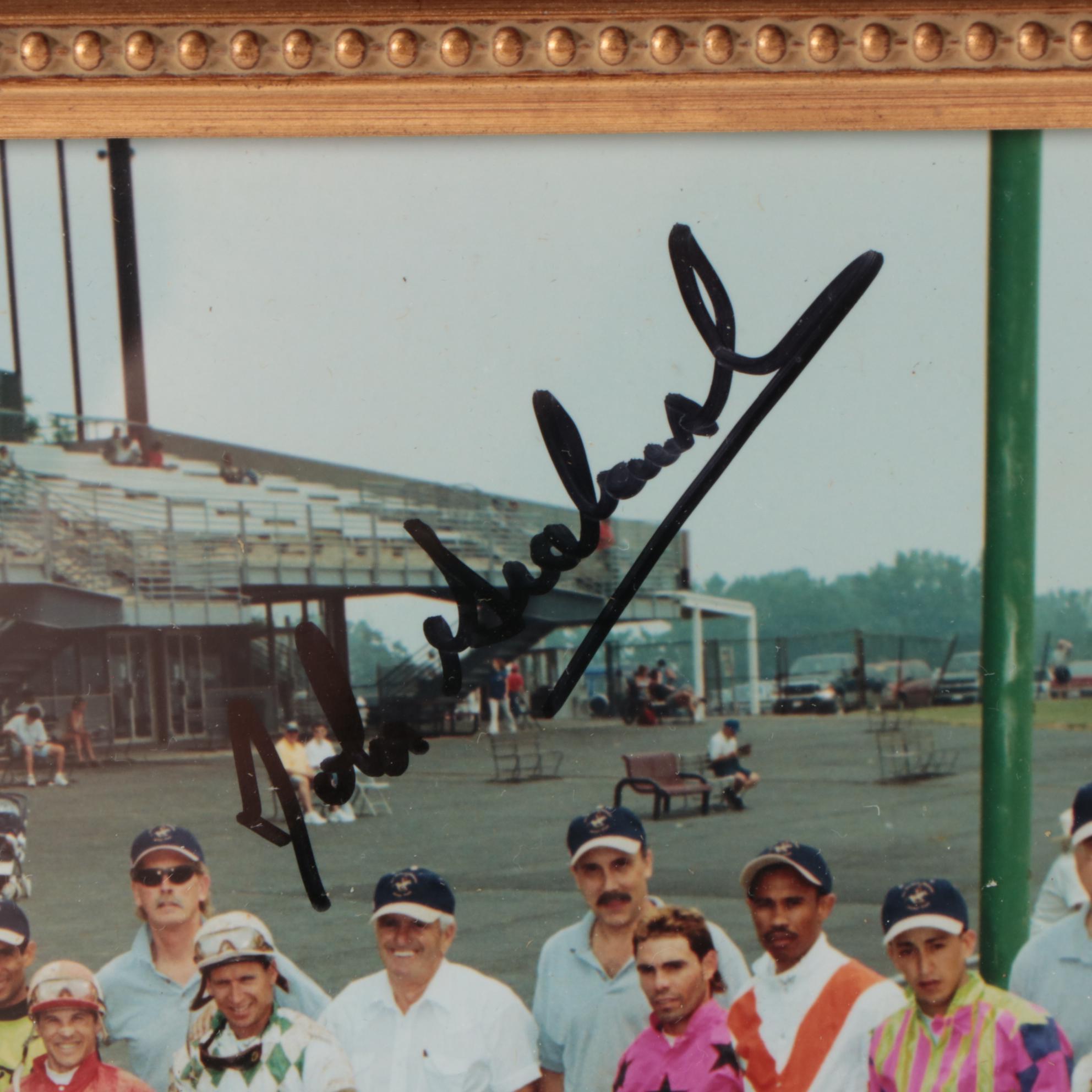 Secretariat Derby Magazine, HOF Jockeys Signed Framed Pimlico Poster, More