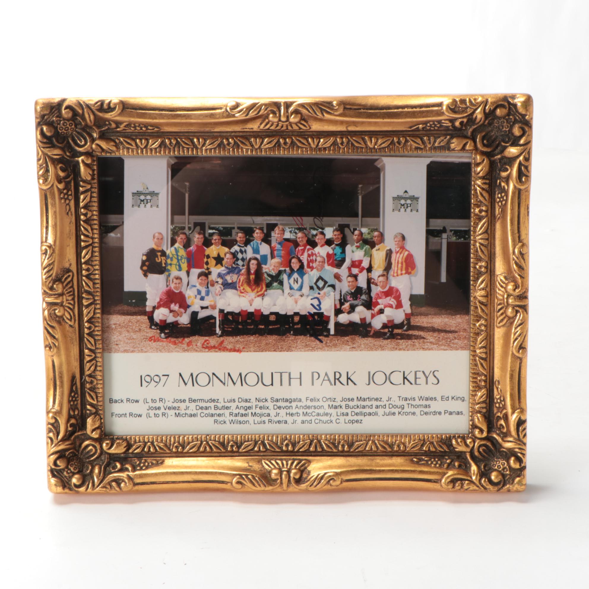 Secretariat Derby Magazine, HOF Jockeys Signed Framed Pimlico Poster, More