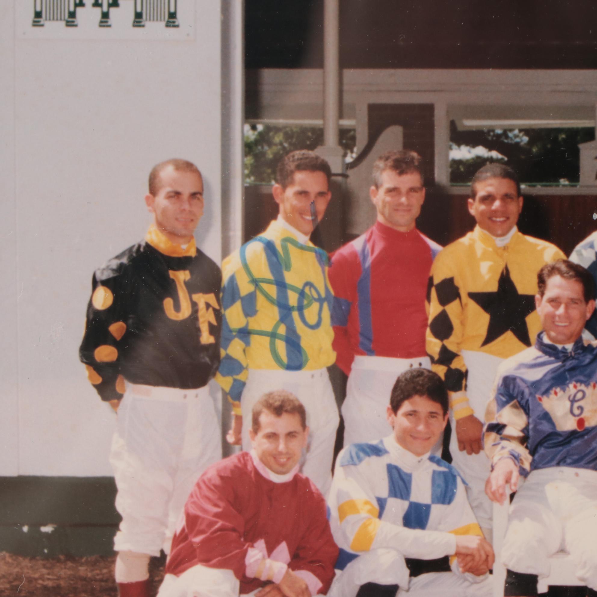 Secretariat Derby Magazine, HOF Jockeys Signed Framed Pimlico Poster, More