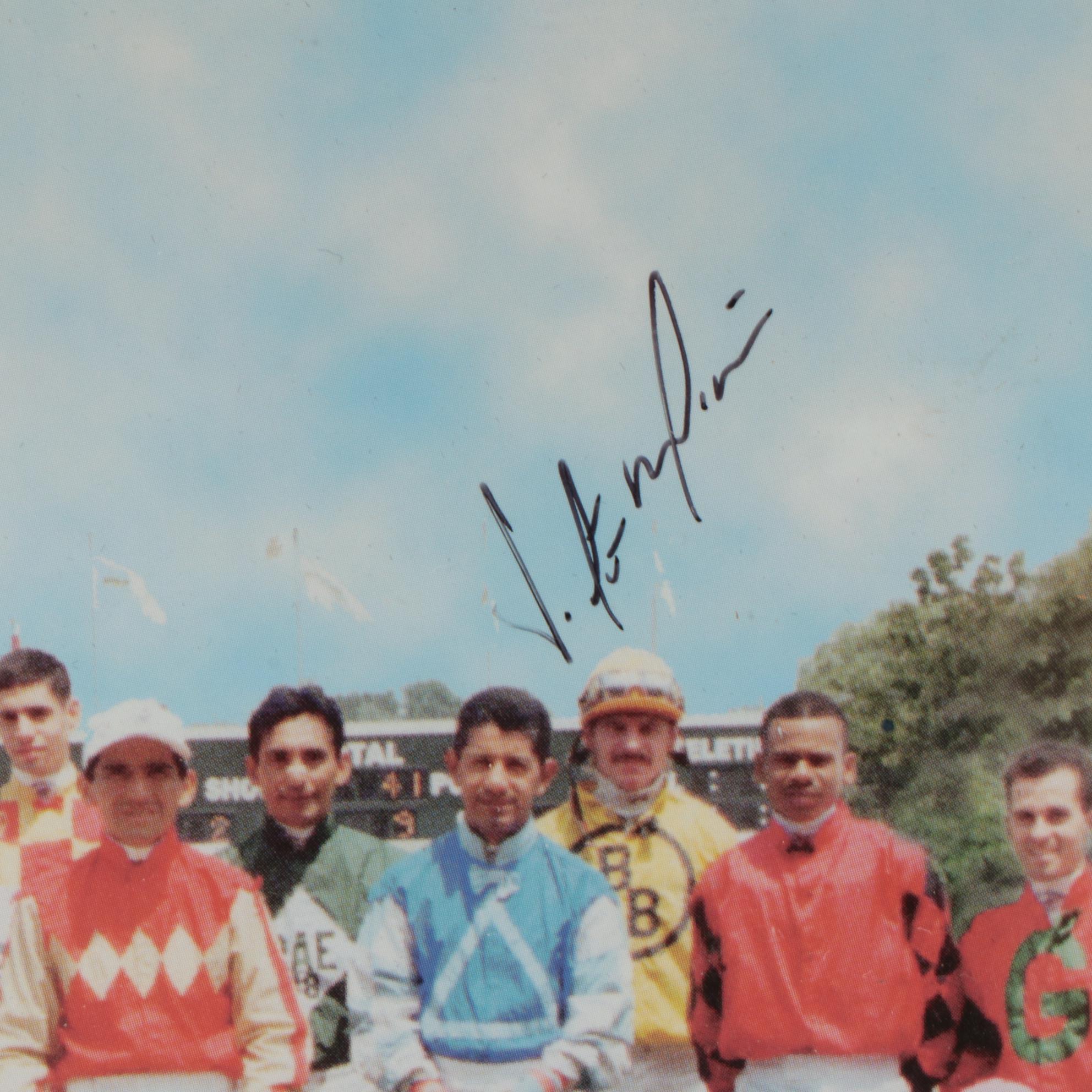 Secretariat Derby Magazine, HOF Jockeys Signed Framed Pimlico Poster, More