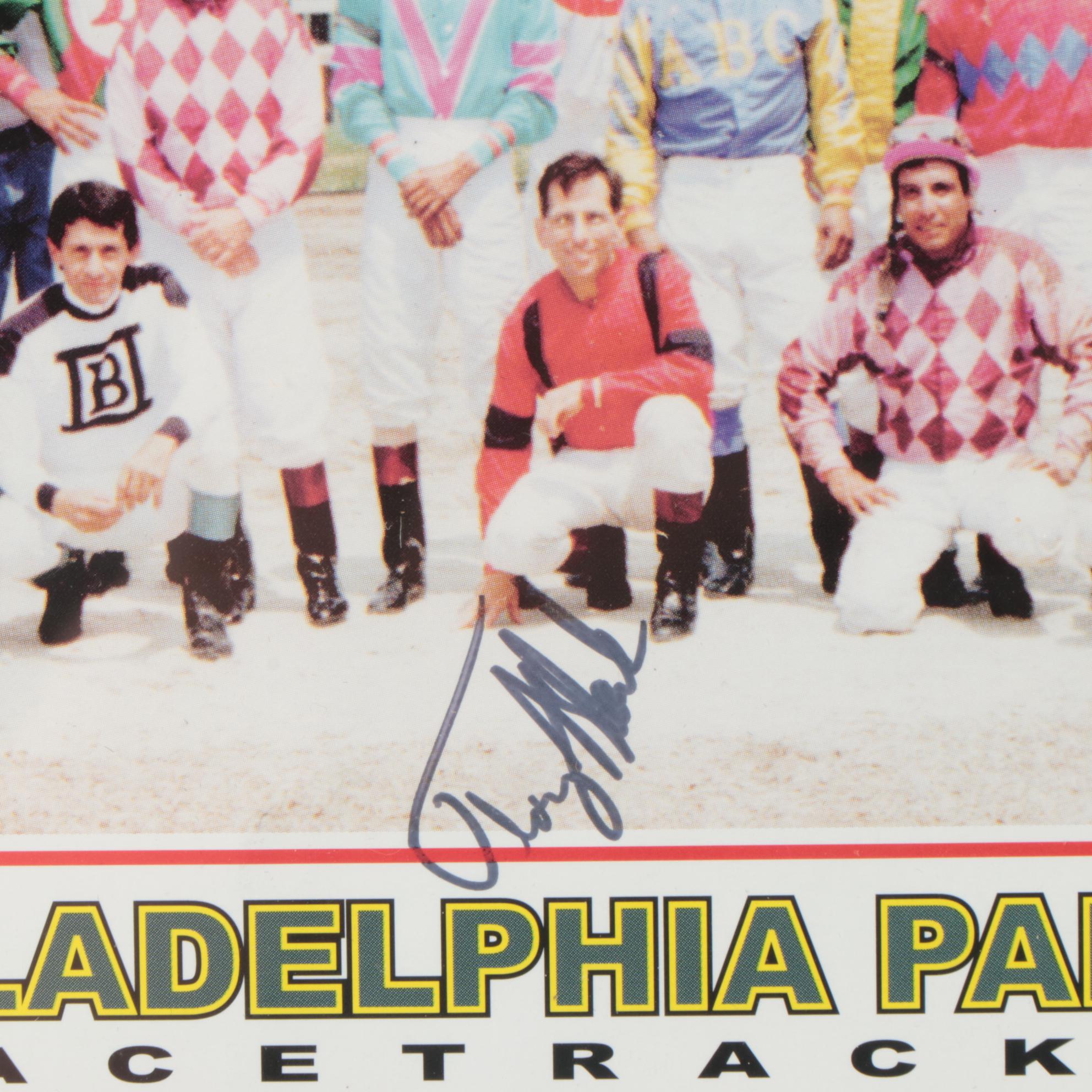 Secretariat Derby Magazine, HOF Jockeys Signed Framed Pimlico Poster, More