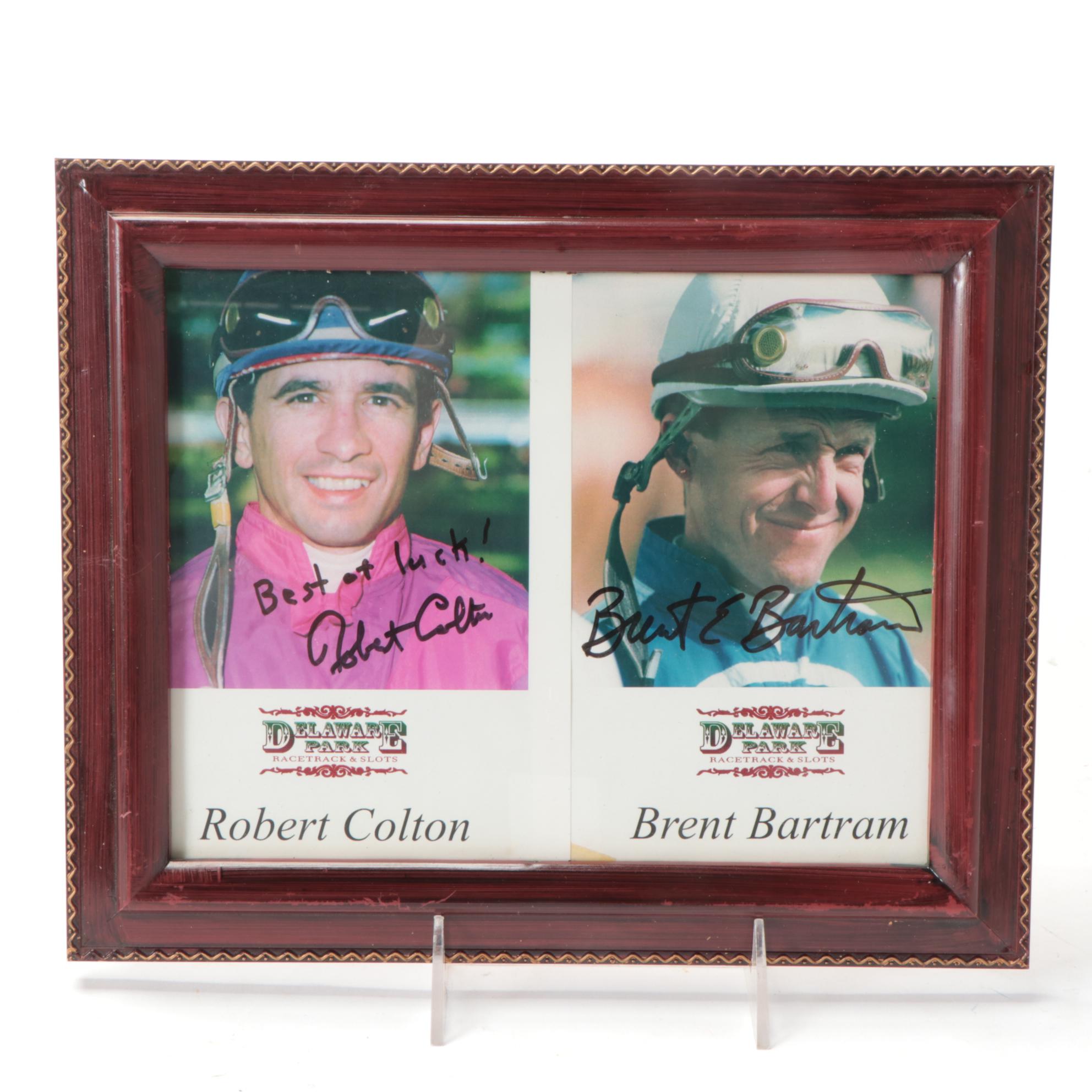 Secretariat Derby Magazine, HOF Jockeys Signed Framed Pimlico Poster, More