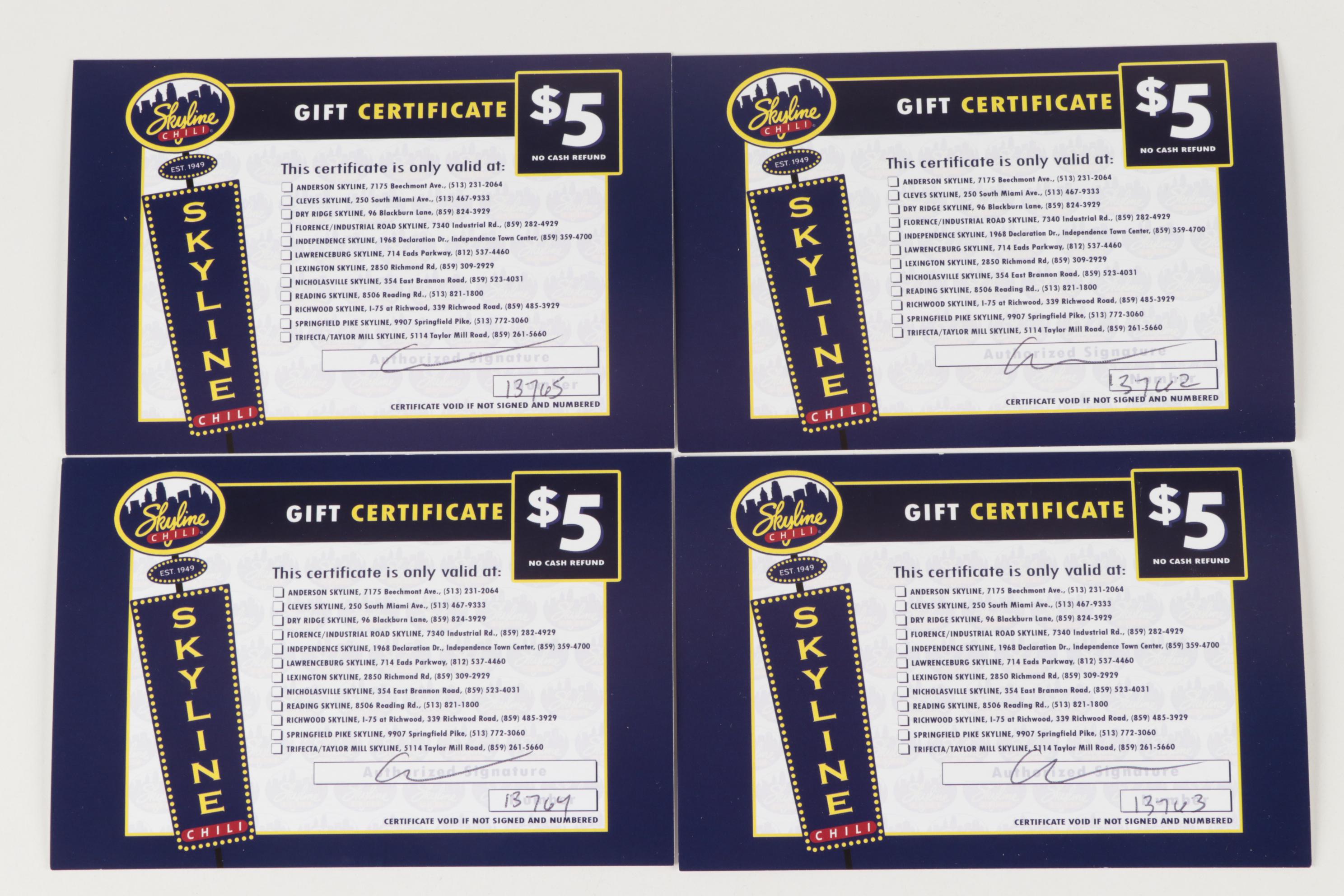 Joella's, Bonefish Grill, Yard House and Other Dining Gift Certificates