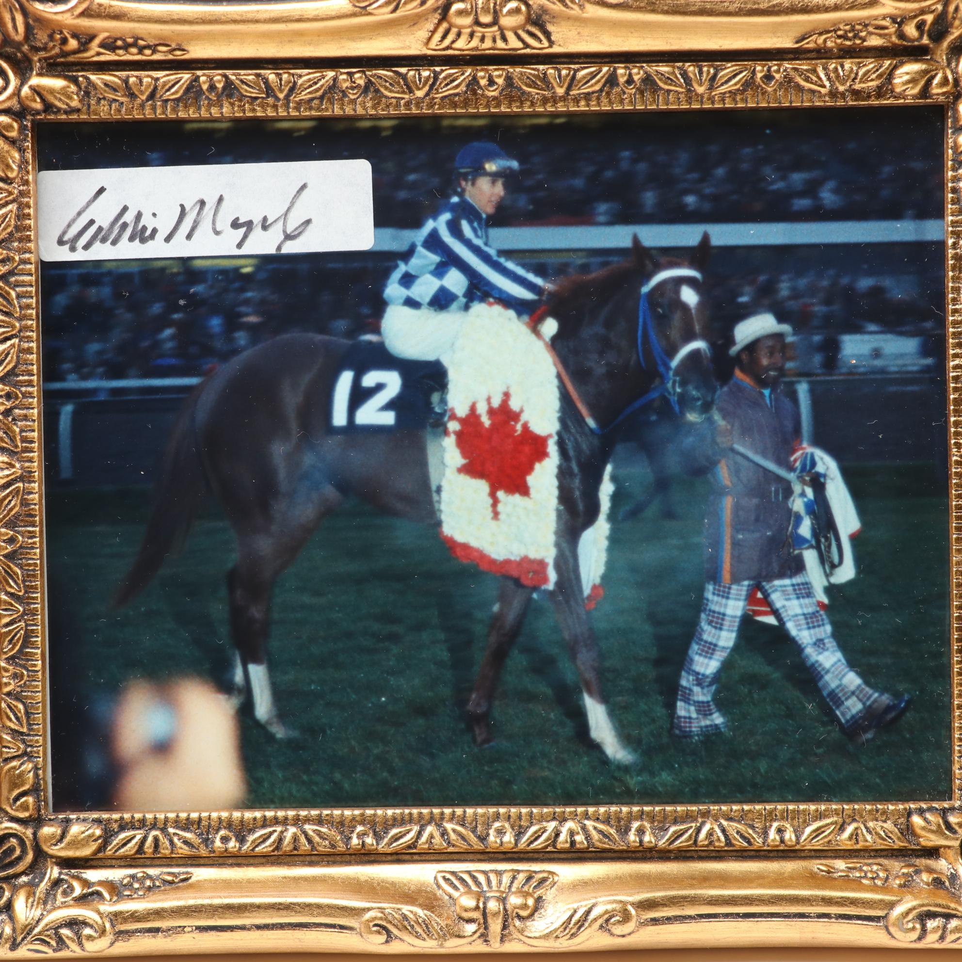 Secretariat Photo Collection, Penny Tweedy Owner and Eddie Maple Jockey Signed