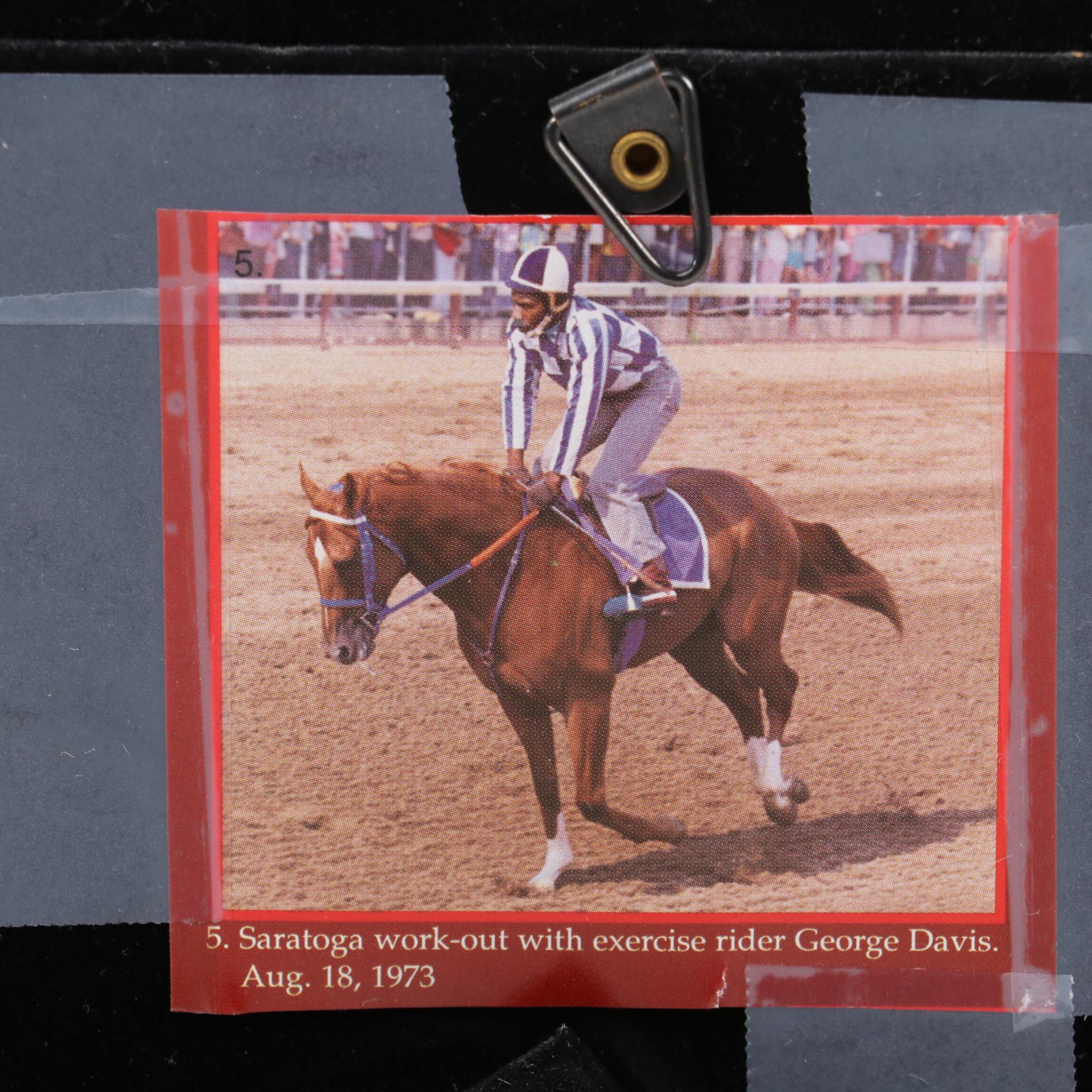 Secretariat Photo Collection, Penny Tweedy Owner and Eddie Maple Jockey Signed