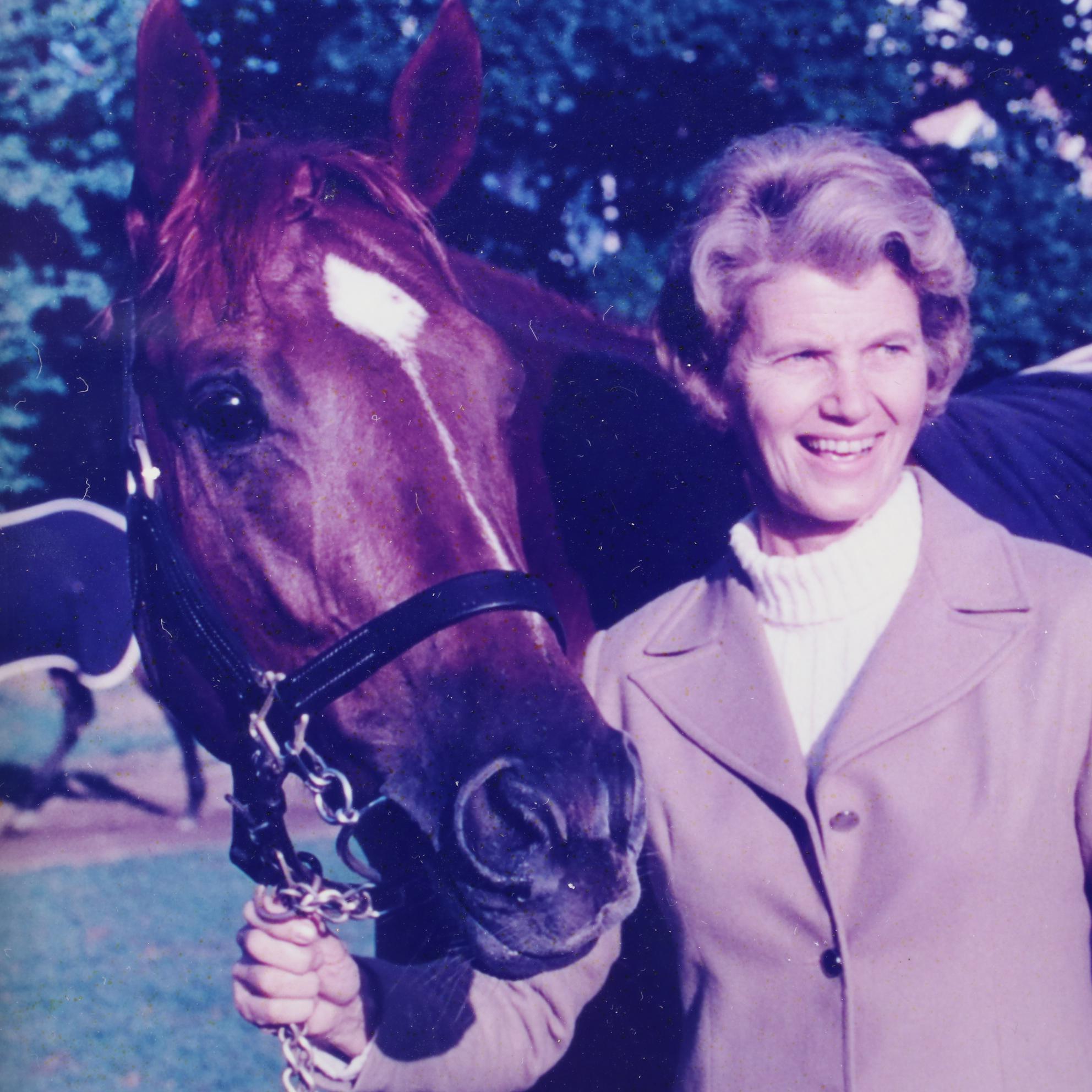 Secretariat Photo Collection, Penny Tweedy Owner and Eddie Maple Jockey Signed