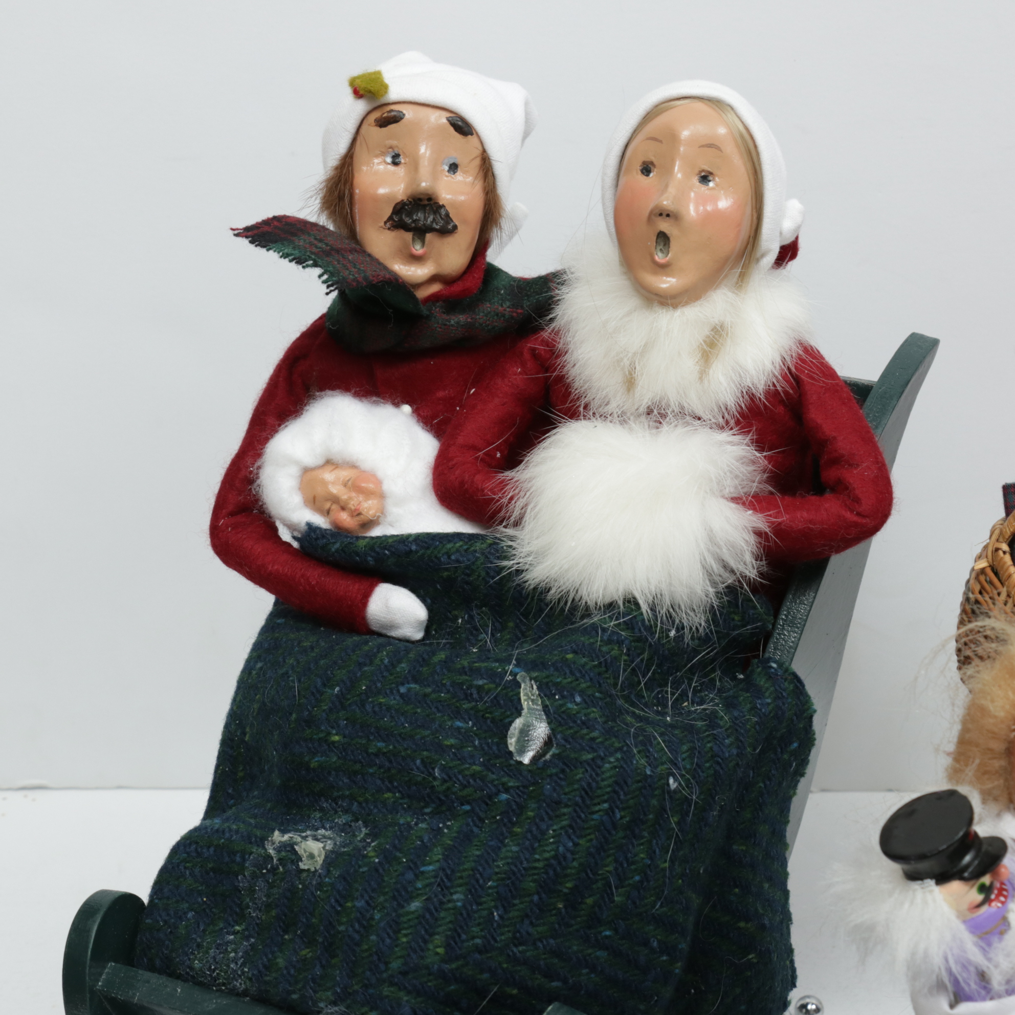 Byers' Choice Handcrafted Christmas Caroler Figurines, 1990s