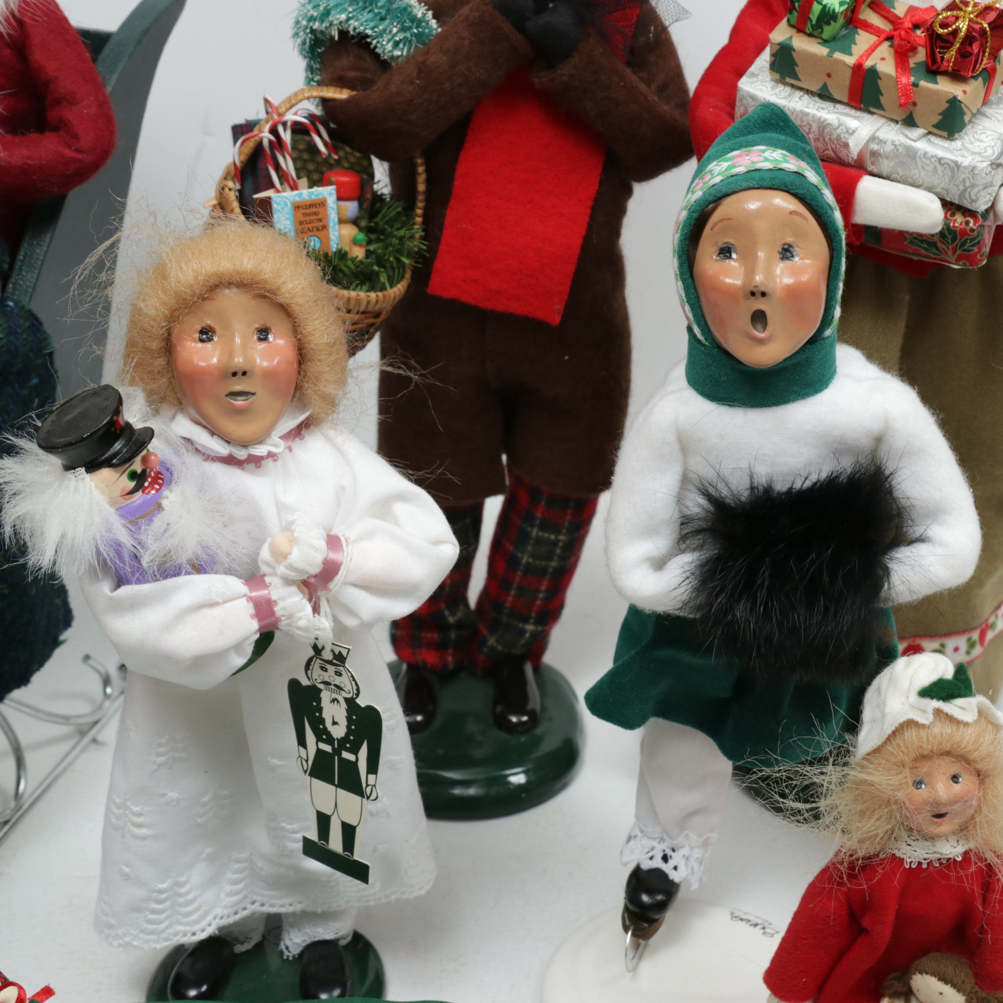 Byers' Choice Handcrafted Christmas Caroler Figurines, 1990s