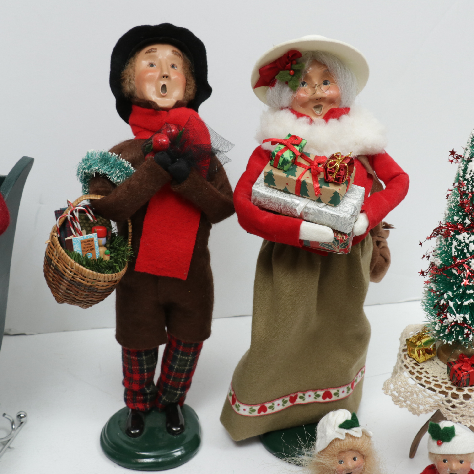 Byers' Choice Handcrafted Christmas Caroler Figurines, 1990s