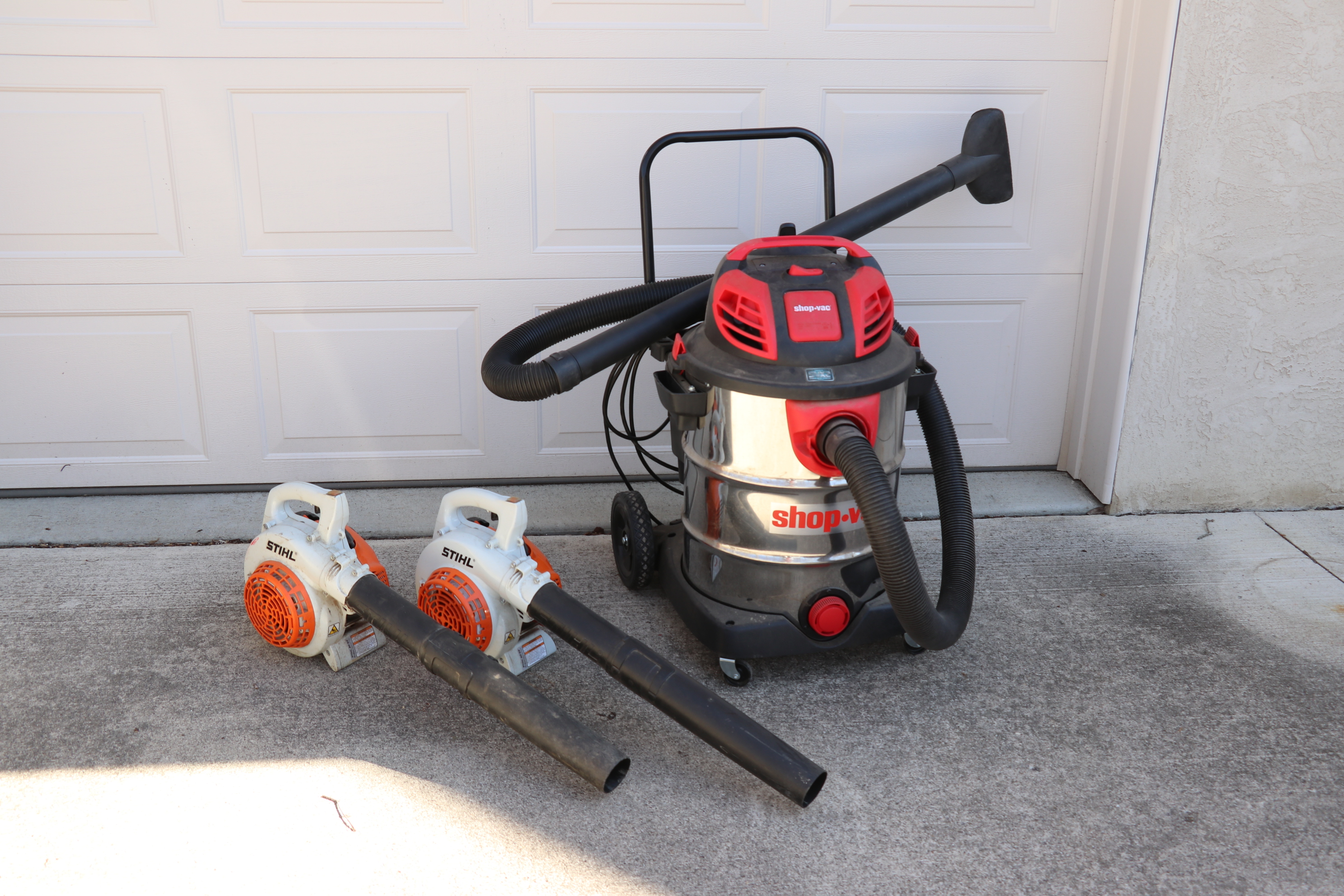 Shop Vac and STIHL Leafblowers
