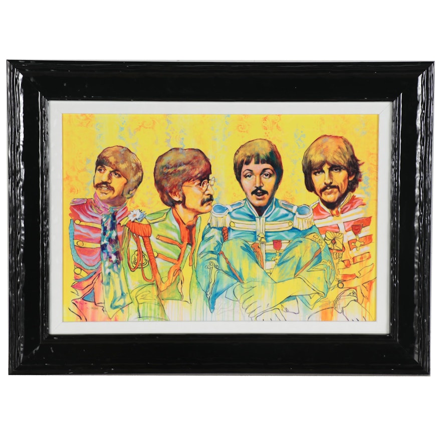 Stephen Fishwick Embellished Giclée "Sergeants of Rock," 21st Century