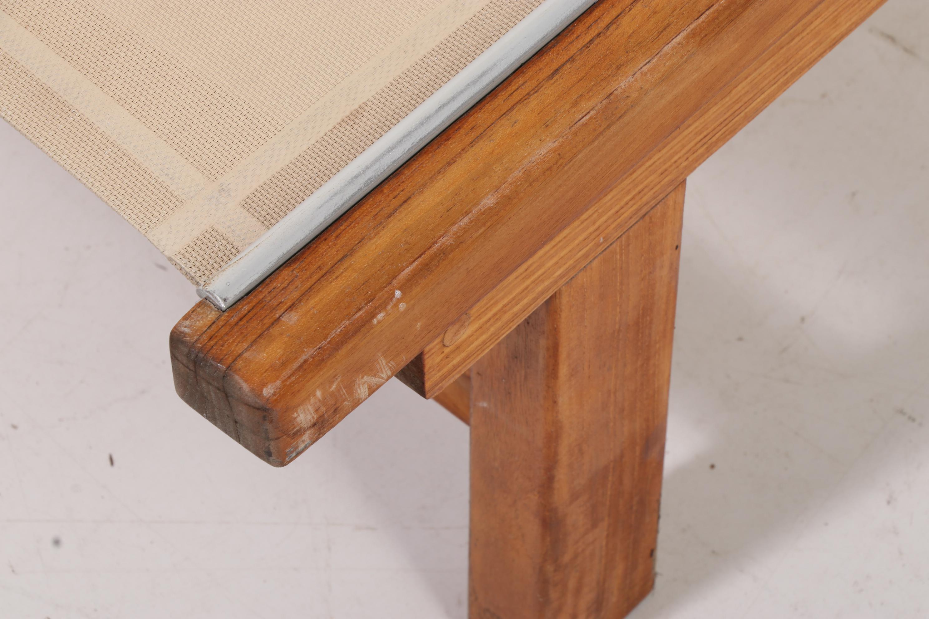 Kingsley Bate "St. Tropez" Contemporary Teak Patio Chaise Lounges