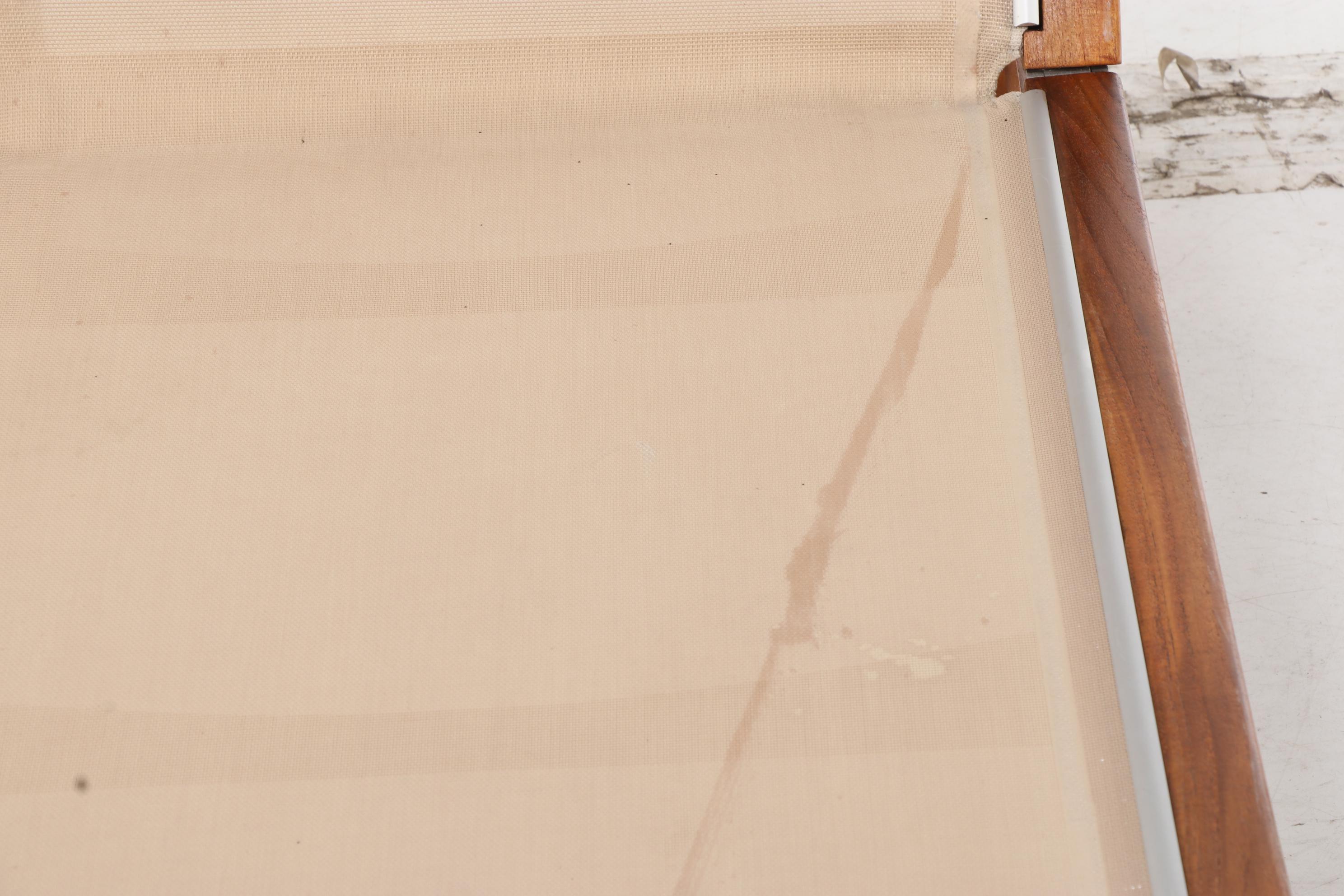 Kingsley Bate "St. Tropez" Contemporary Teak Patio Chaise Lounges