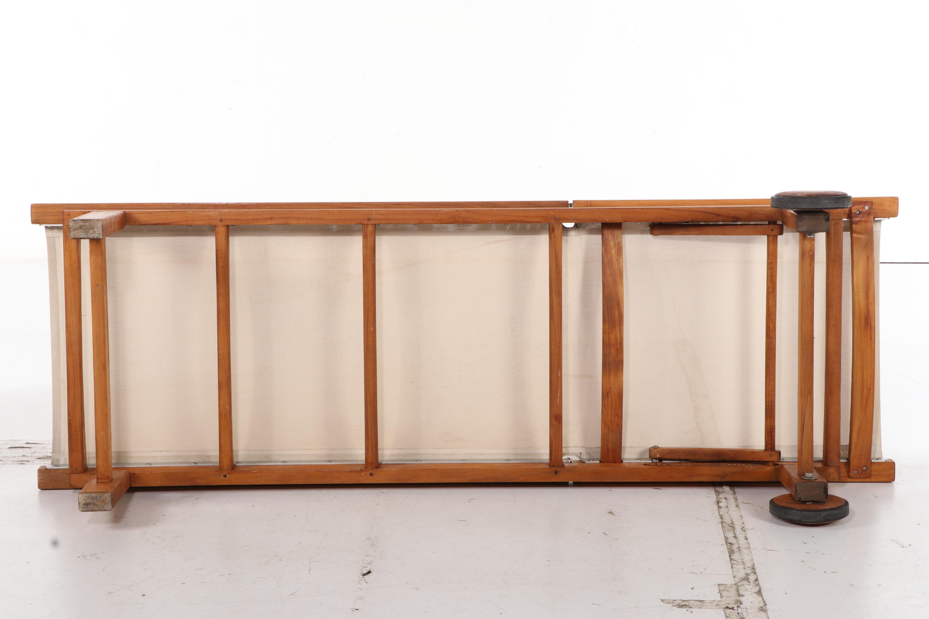 Kingsley Bate "St. Tropez" Contemporary Teak Patio Chaise Lounges