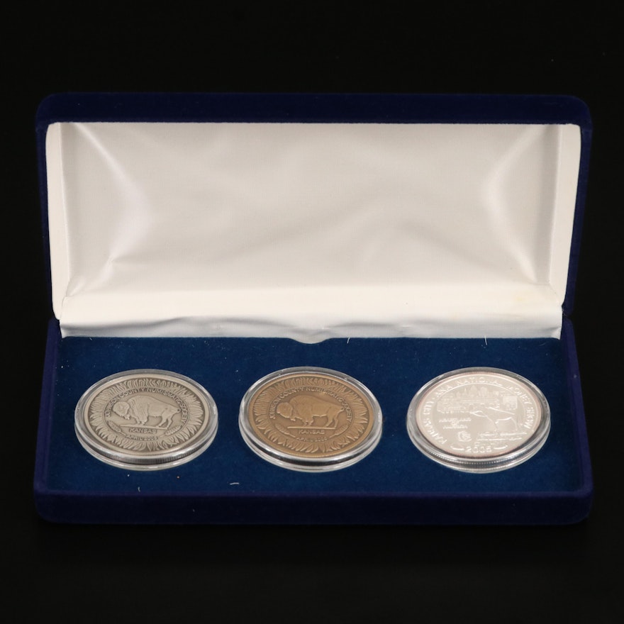 American Numismatic National Money Show Medals Including .999 Silver
