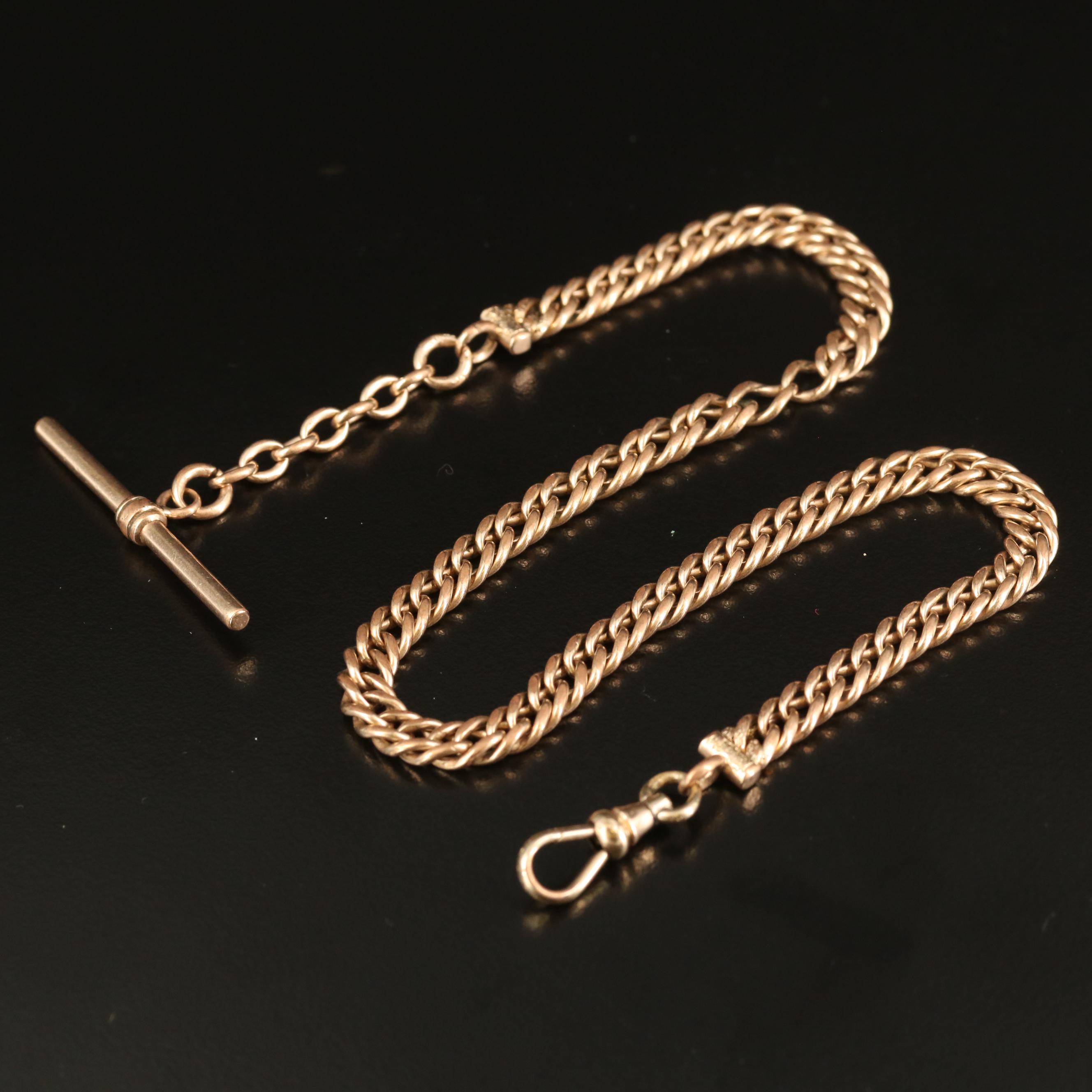 Early 1900s Simmons Curb Watch Chain