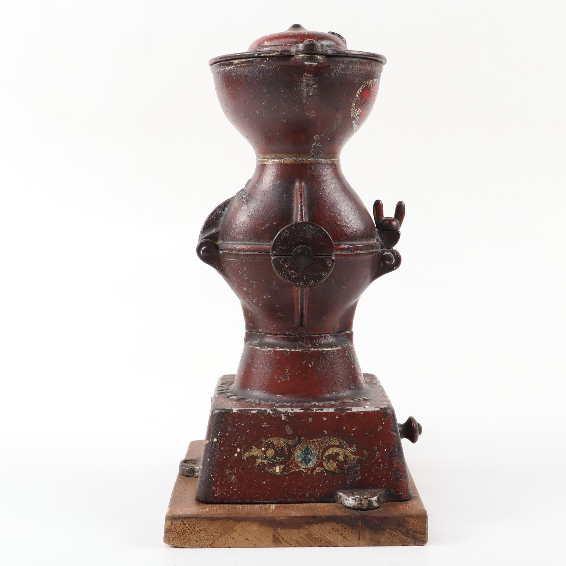 Landers Frary & Clark Cast Iron Coffee Grinder Mill, circa 1905