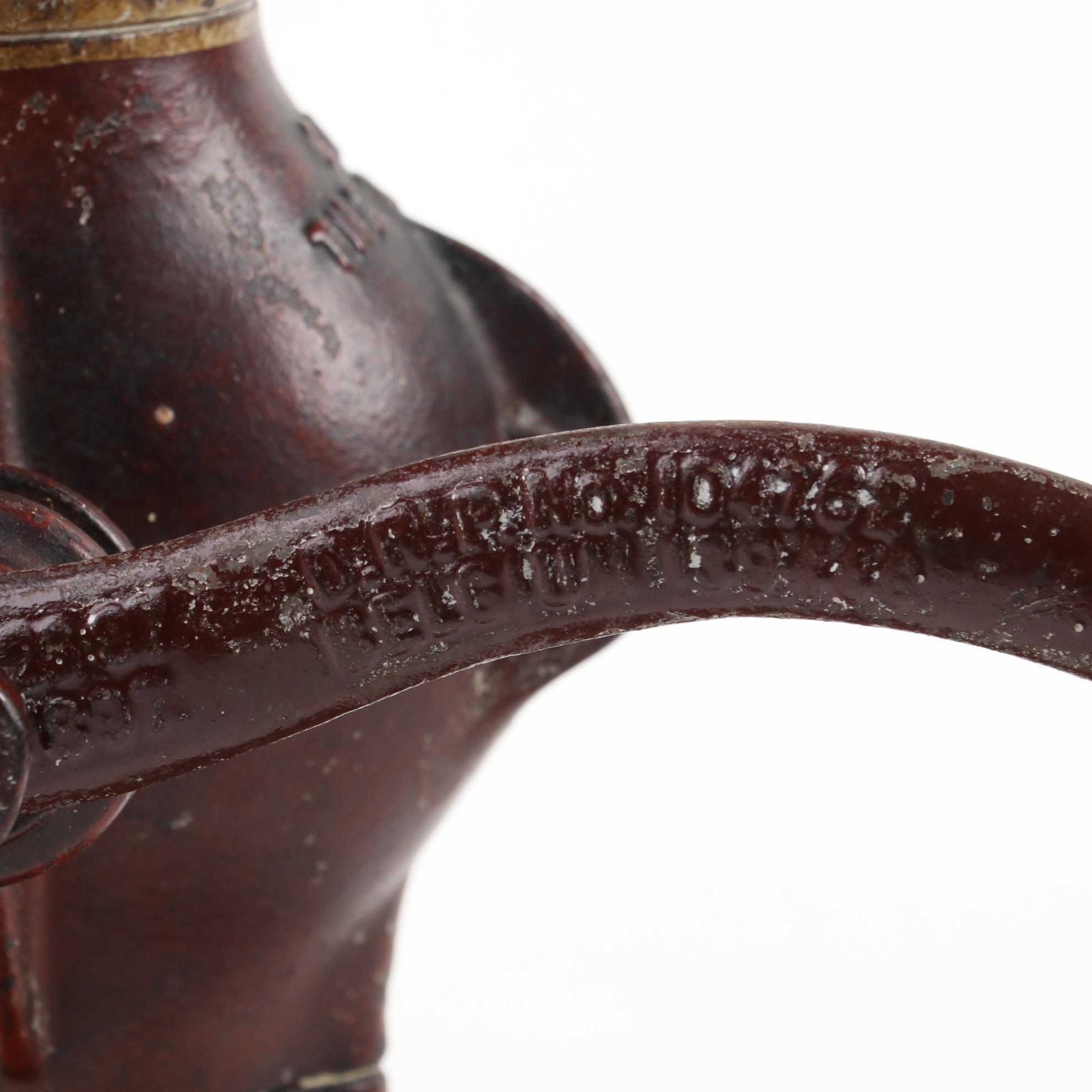 Landers Frary & Clark Cast Iron Coffee Grinder Mill, circa 1905